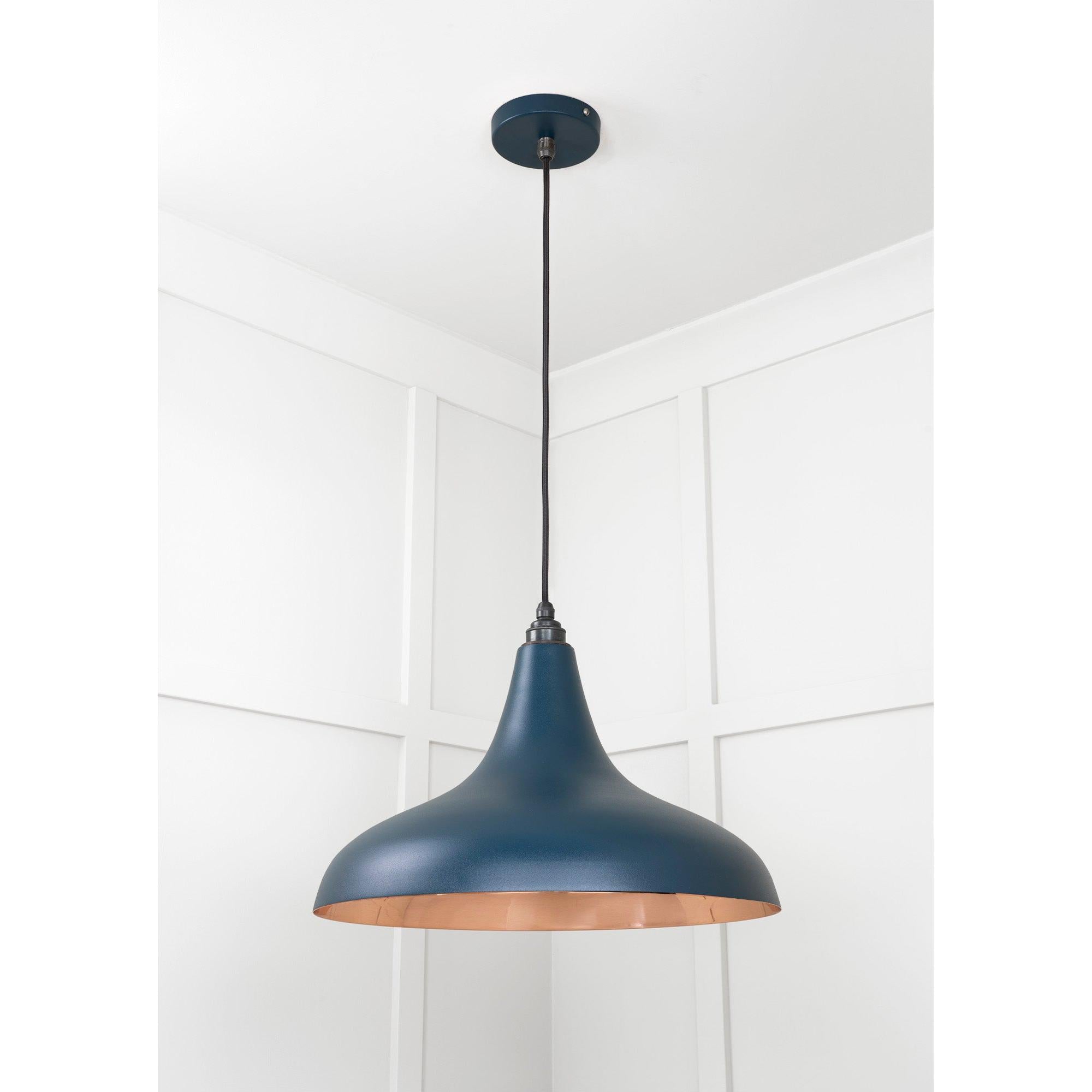 Smooth Copper Frankley Pendant in Dusk | From The Anvil - Ceiling Lights - From The Anvil - Yester Home