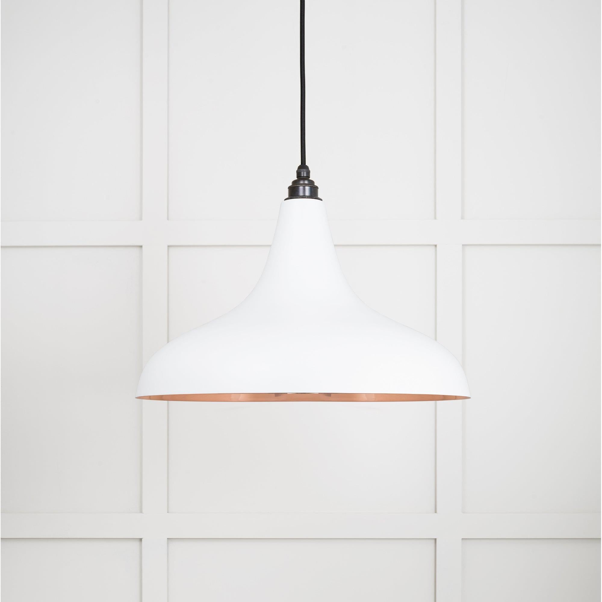 Smooth Copper Frankley Pendant in Flock | From The Anvil - Ceiling Lights - From The Anvil - Yester Home
