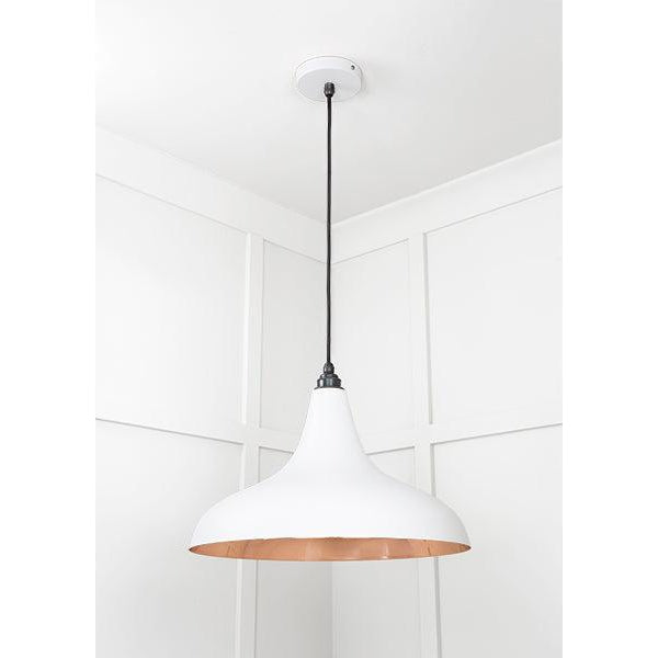 Smooth Copper Frankley Pendant in Flock | From The Anvil-Ceiling Pendants-Yester Home