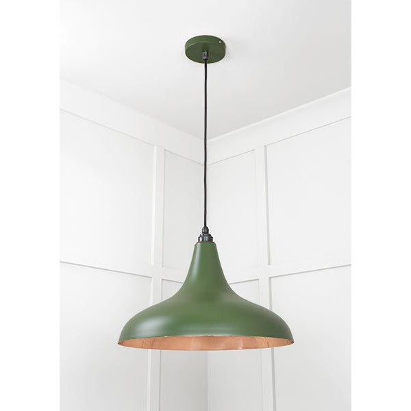 Smooth Copper Frankley Pendant in Heath | From The Anvil-Ceiling Pendants-Yester Home