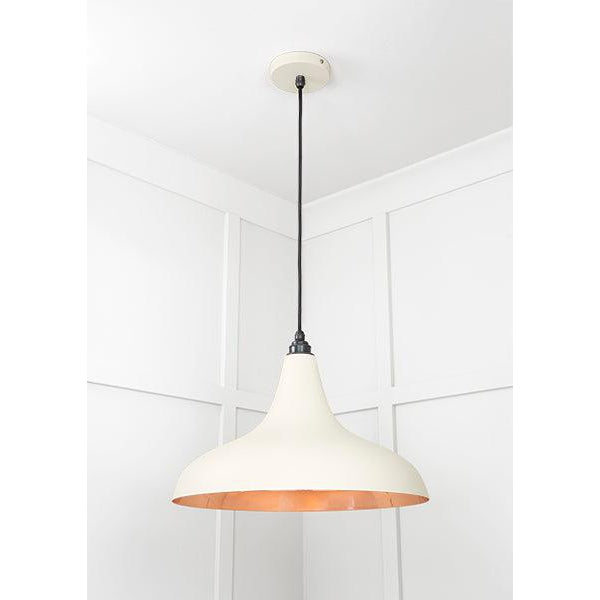 Smooth Copper Frankley Pendant in Teasel | From The Anvil-Ceiling Pendants-Yester Home