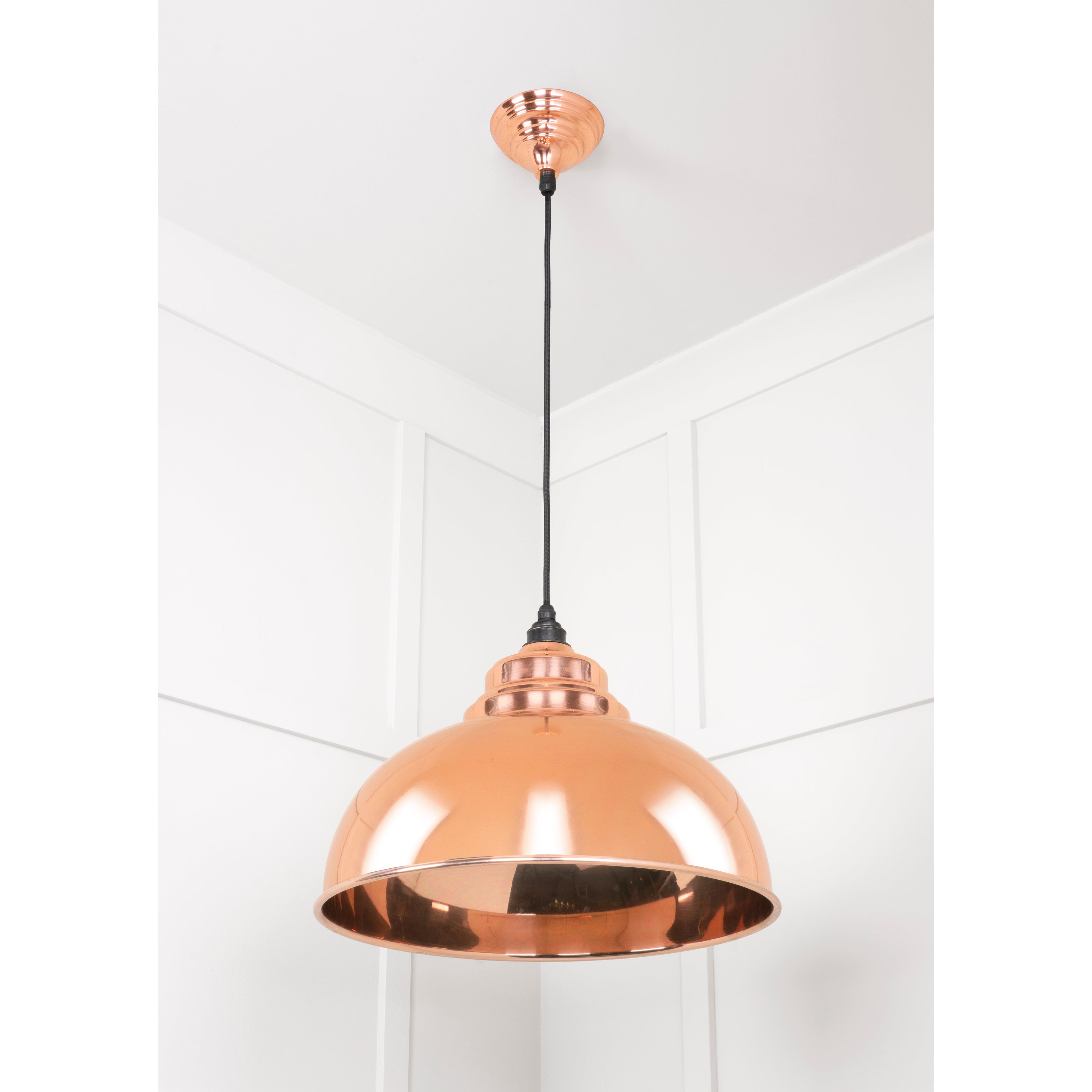 Smooth Copper Harborne Pendant | From The Anvil-Harborne-Yester Home