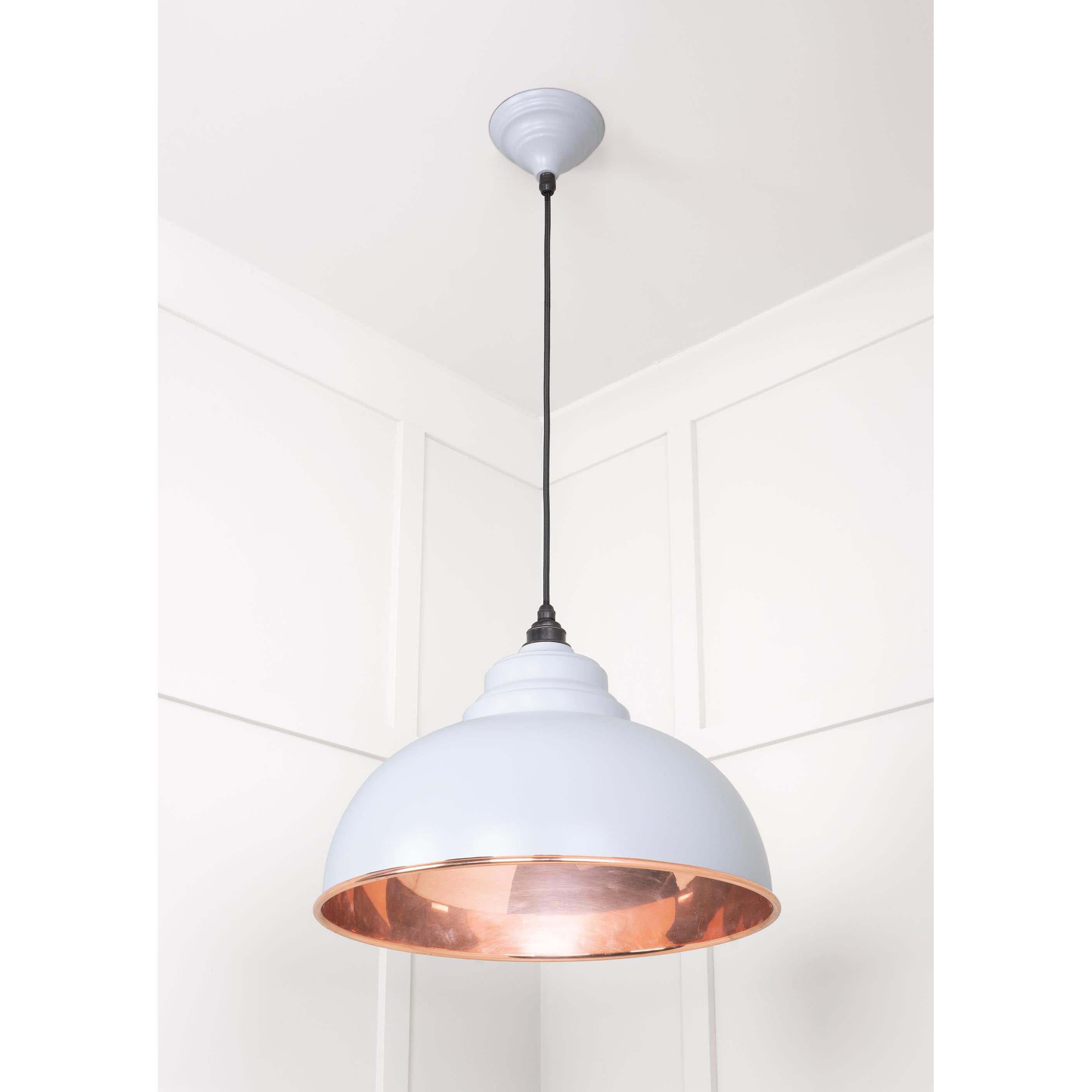 Smooth Copper Harborne Pendant in Birch | From The Anvil - Harborne - From The Anvil - Yester Home