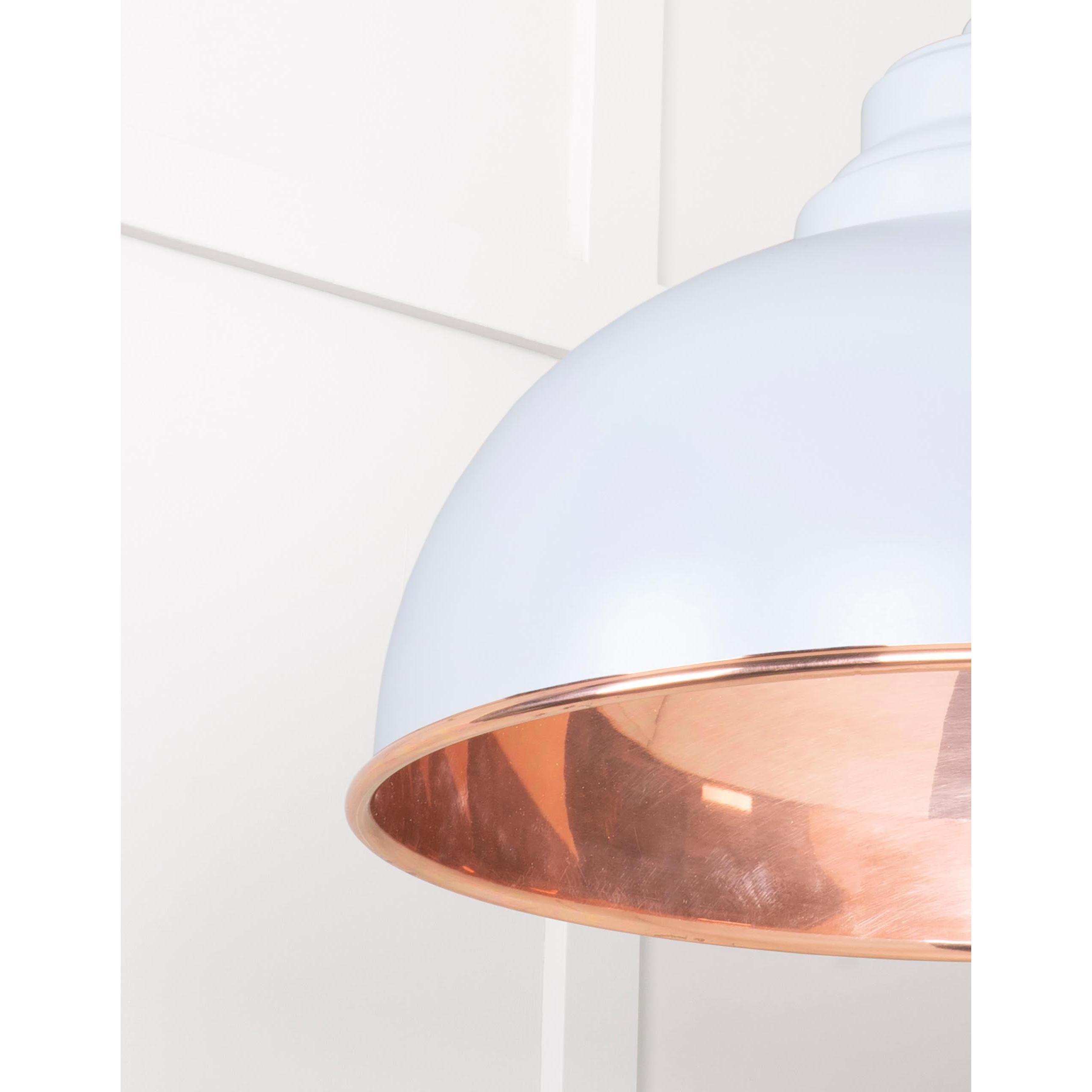 Smooth Copper Harborne Pendant in Birch | From The Anvil - Harborne - From The Anvil - Yester Home