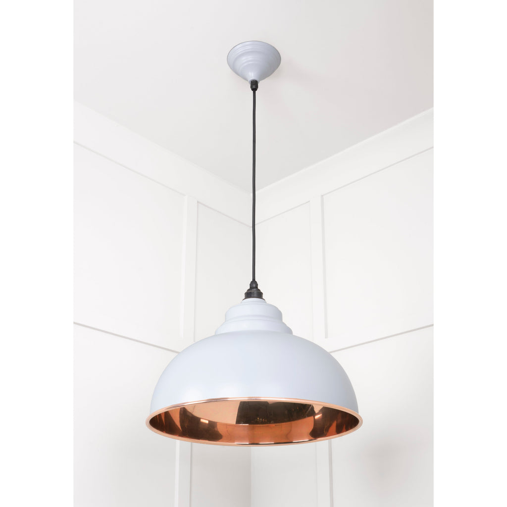Smooth Copper Harborne Pendant in Birch | From The Anvil-Harborne-Yester Home