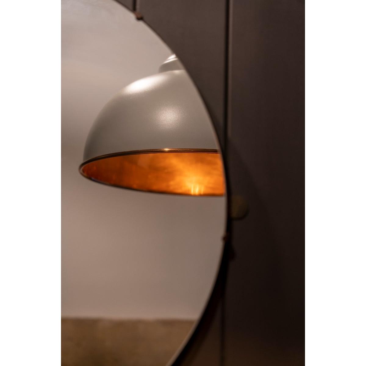 Smooth Copper Harborne Pendant in Birch | From The Anvil-Harborne-Yester Home