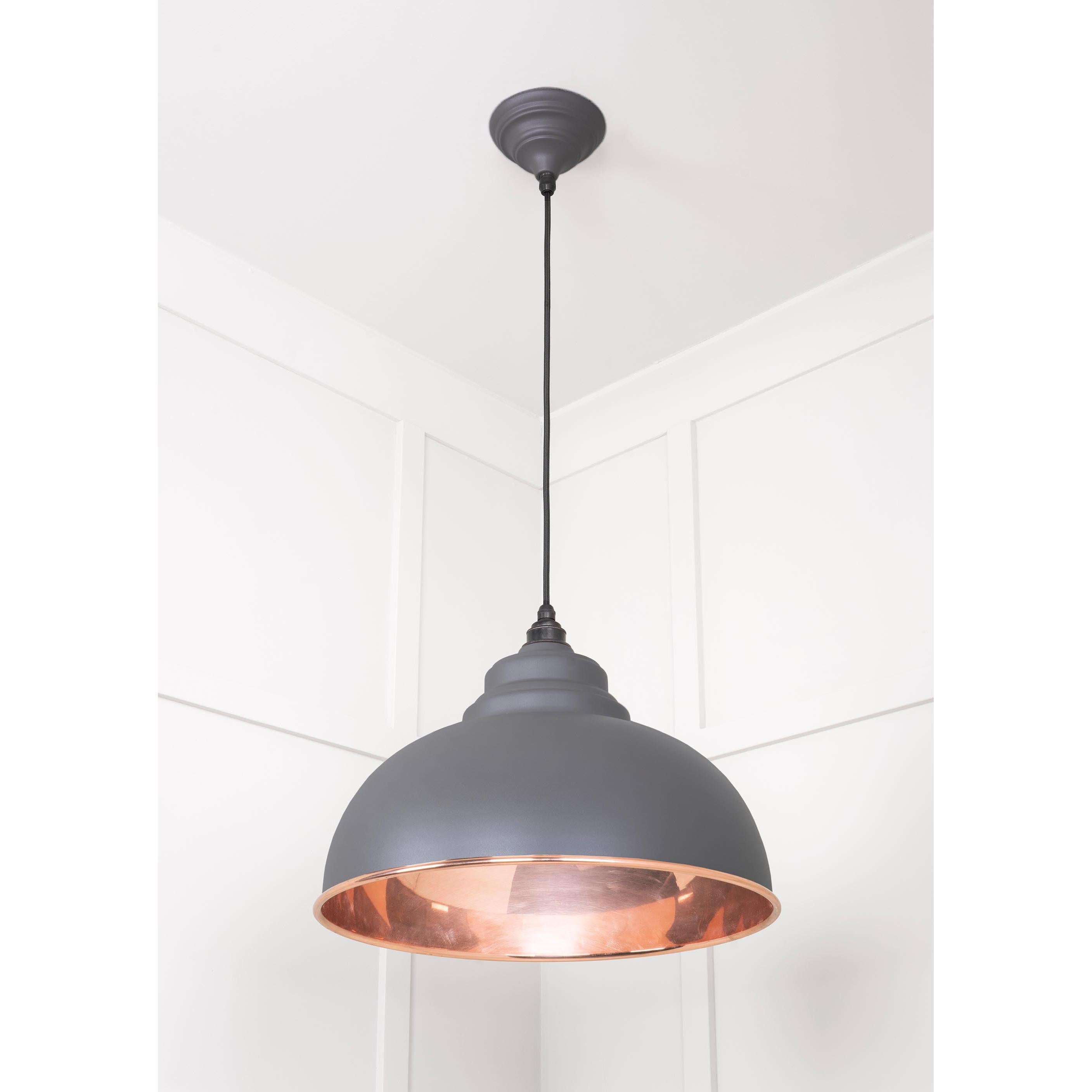 Smooth Copper Harborne Pendant in Bluff | From The Anvil - Harborne - From The Anvil - Yester Home