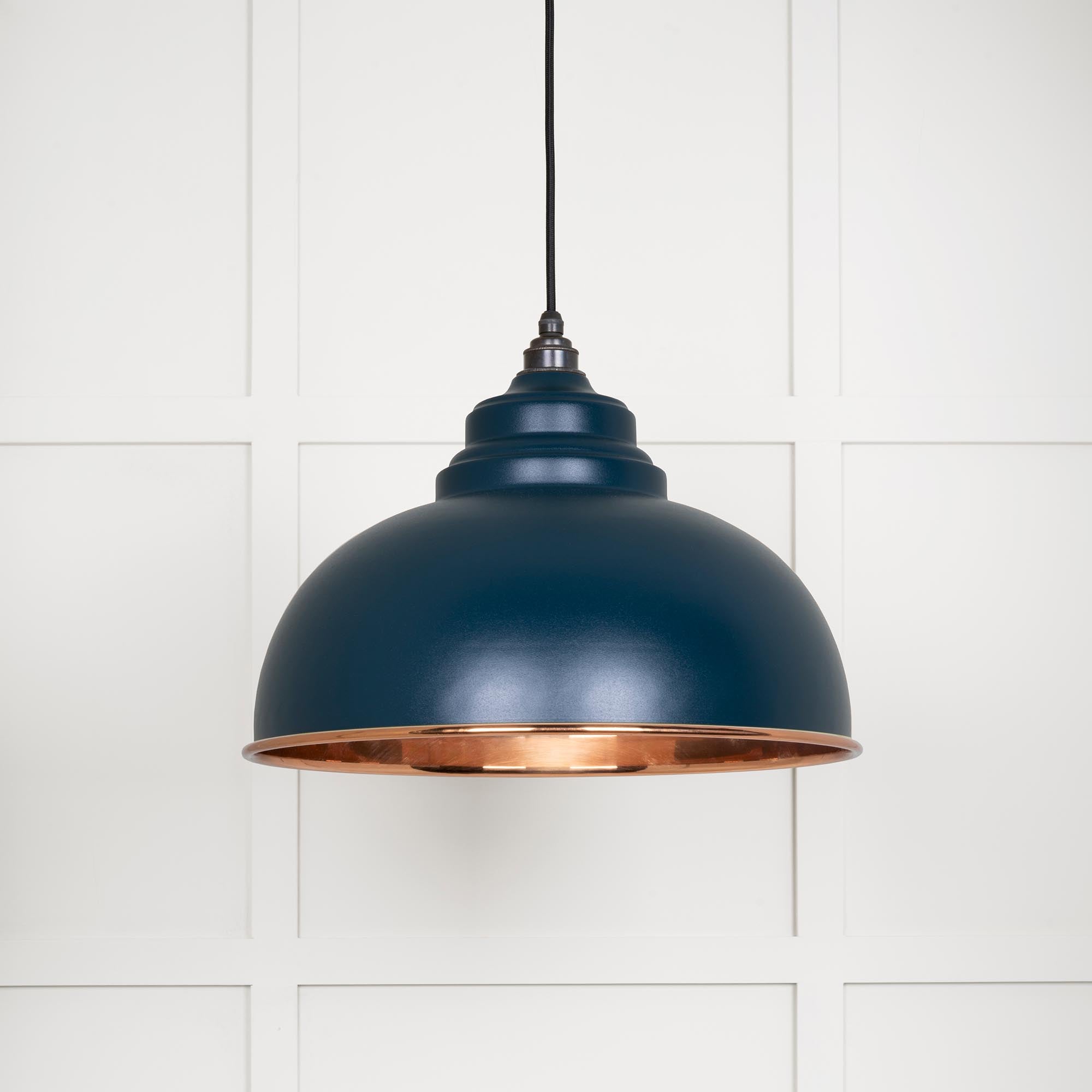 Smooth Copper Harborne Pendant in Dusk | From The Anvil - Harborne - From The Anvil - Yester Home