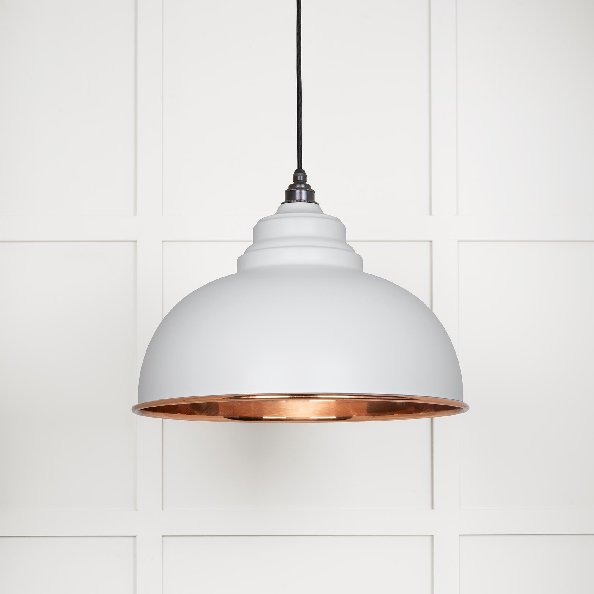 Smooth Copper Harborne Pendant in Flock | From The Anvil - Harborne - From The Anvil - Yester Home