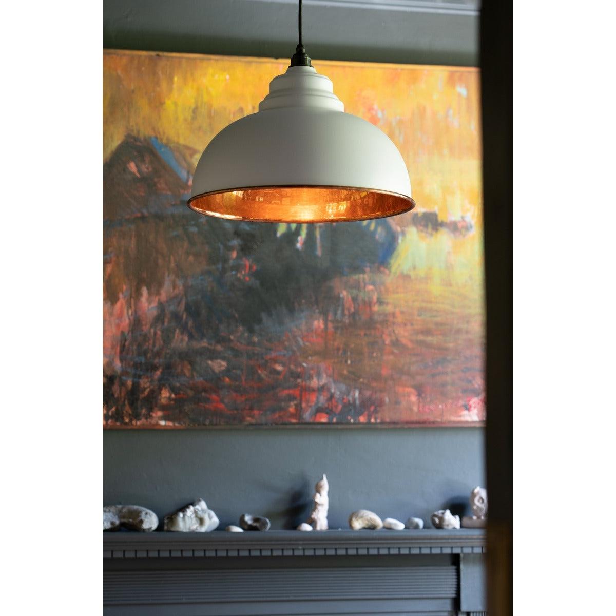 Smooth Copper Harborne Pendant in Flock | From The Anvil-Harborne-Yester Home