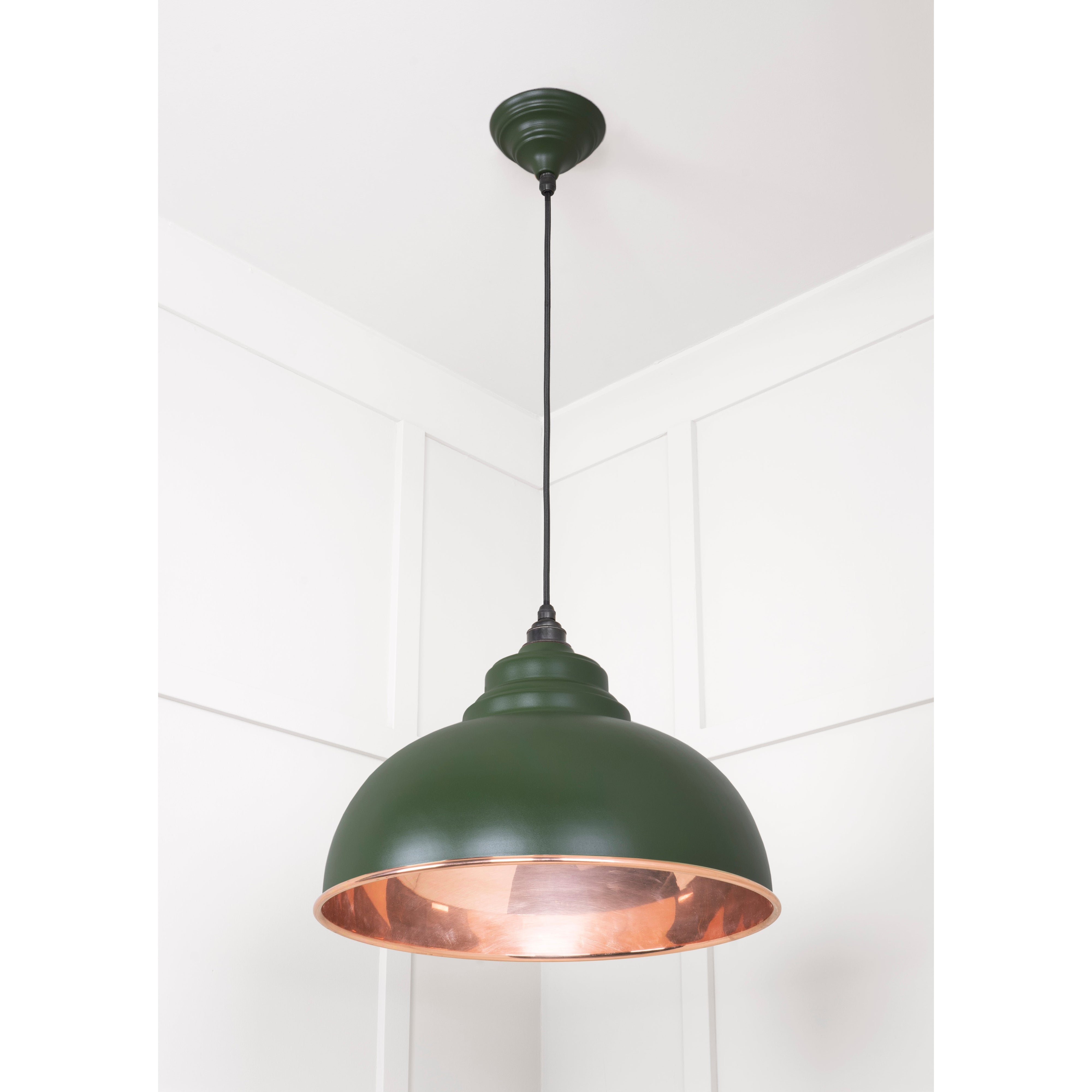 Smooth Copper Harborne Pendant in Heath | From The Anvil-Harborne-Yester Home