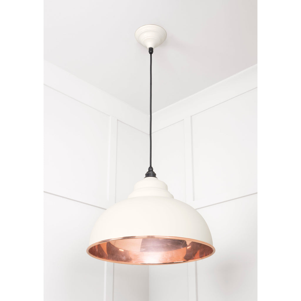 Smooth Copper Harborne Pendant in Teasel | From The Anvil-Harborne-Yester Home