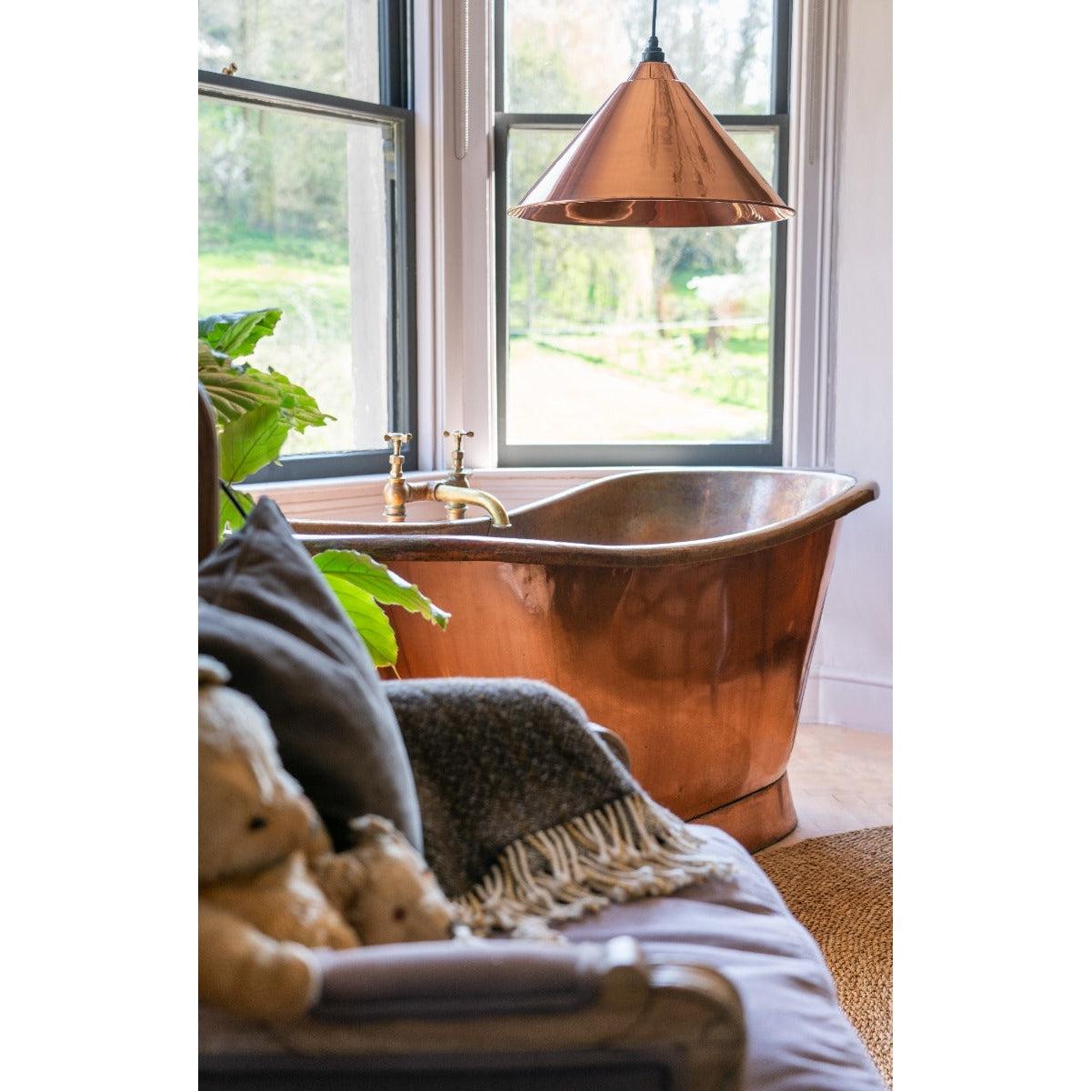 Smooth Copper Hockley Pendant | From The Anvil-Hockley-Yester Home