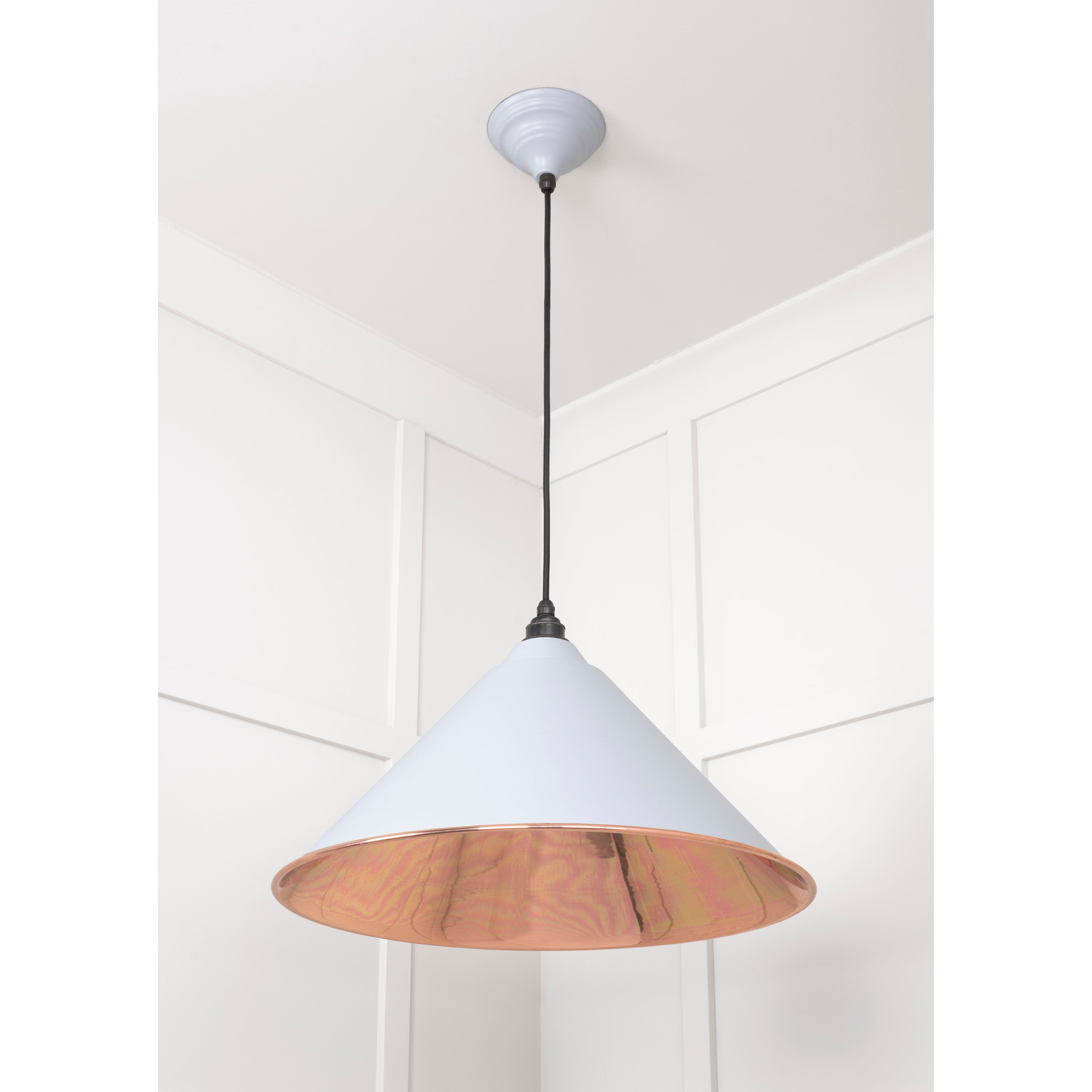 Smooth Copper Hockley Pendant in Birch | From The Anvil-Hockley-Yester Home