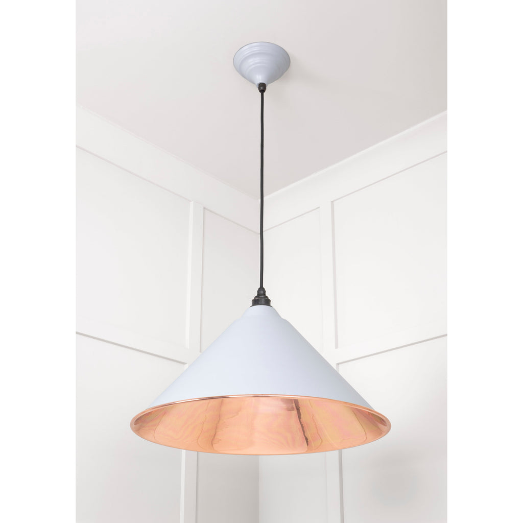 Smooth Copper Hockley Pendant in Birch | From The Anvil-Hockley-Yester Home