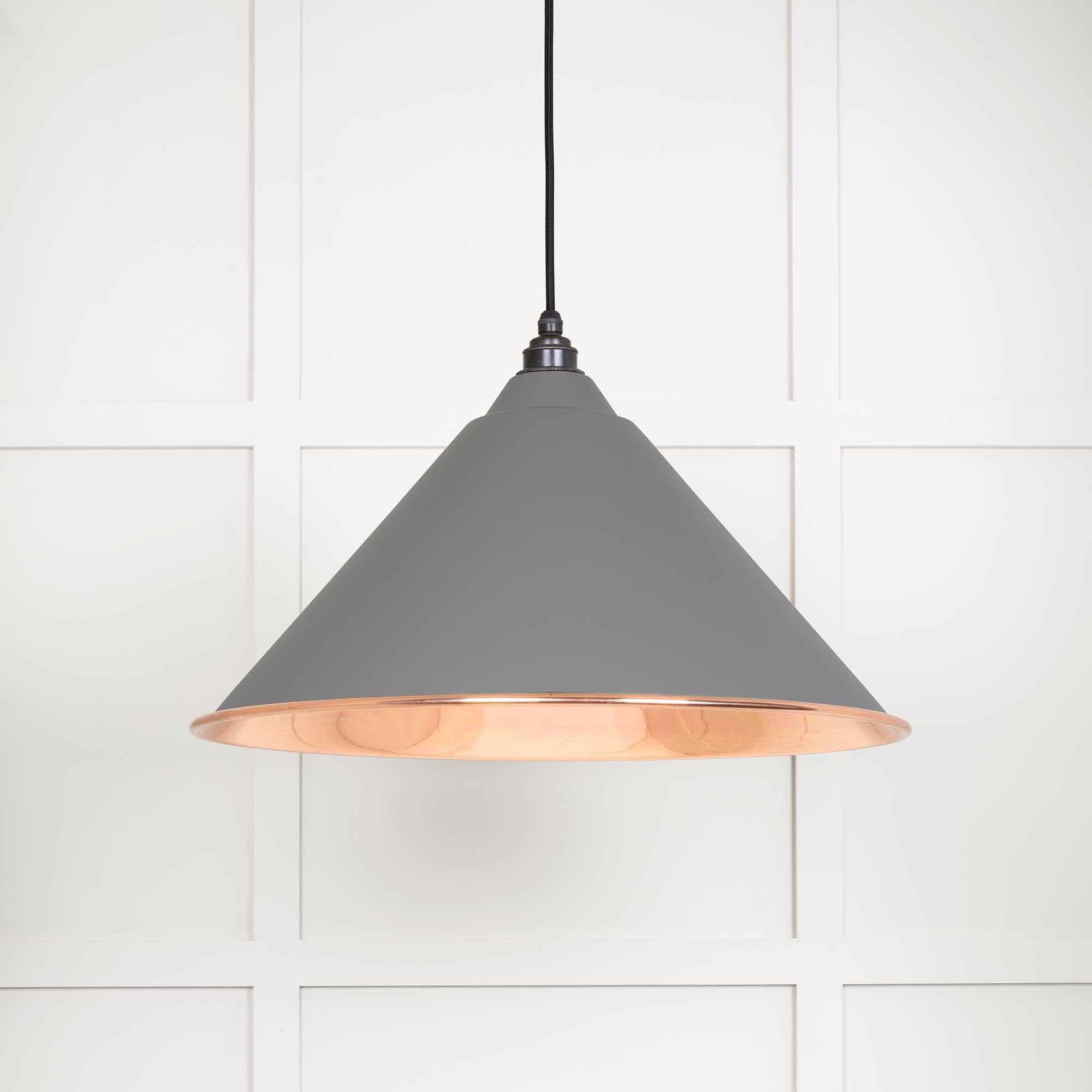 Smooth Copper Hockley Pendant in Bluff | From The Anvil - Hockley - From The Anvil - Yester Home