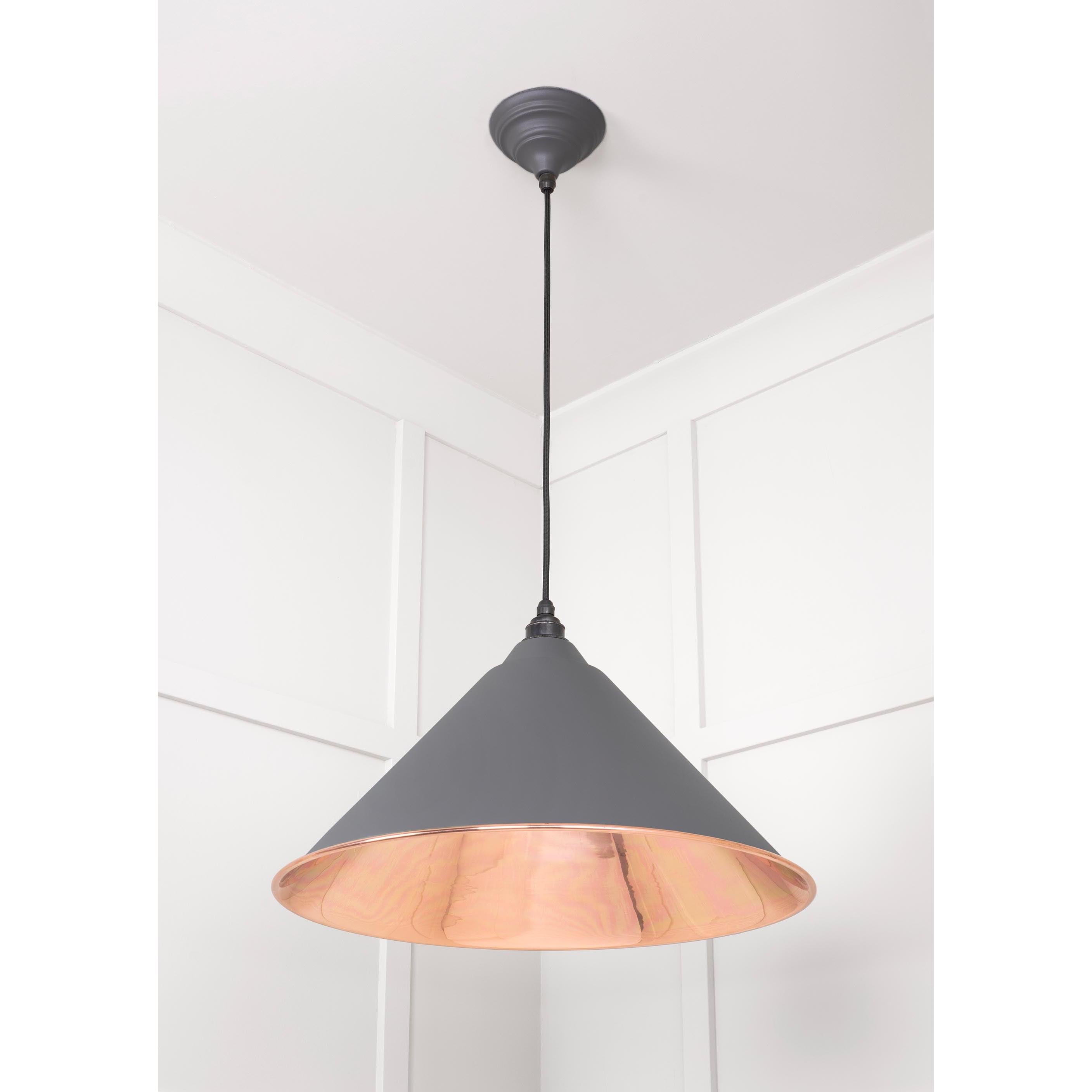 Smooth Copper Hockley Pendant in Bluff | From The Anvil - Hockley - From The Anvil - Yester Home