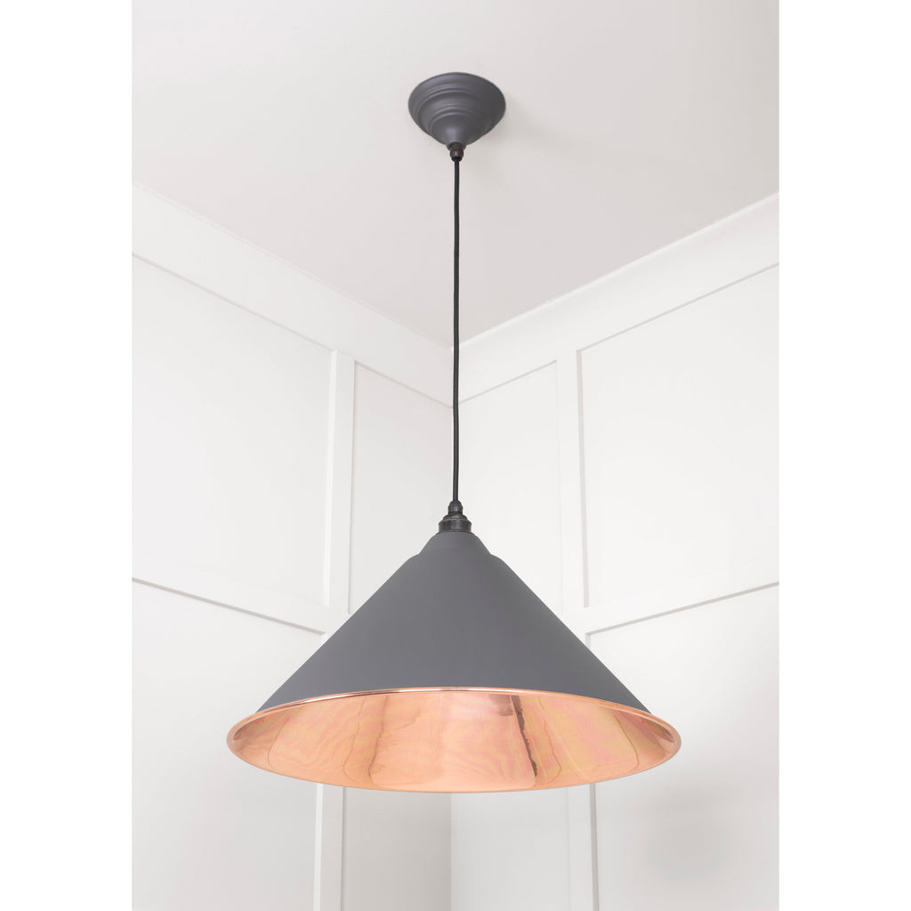 Smooth Copper Hockley Pendant in Bluff | From The Anvil-Hockley-Yester Home