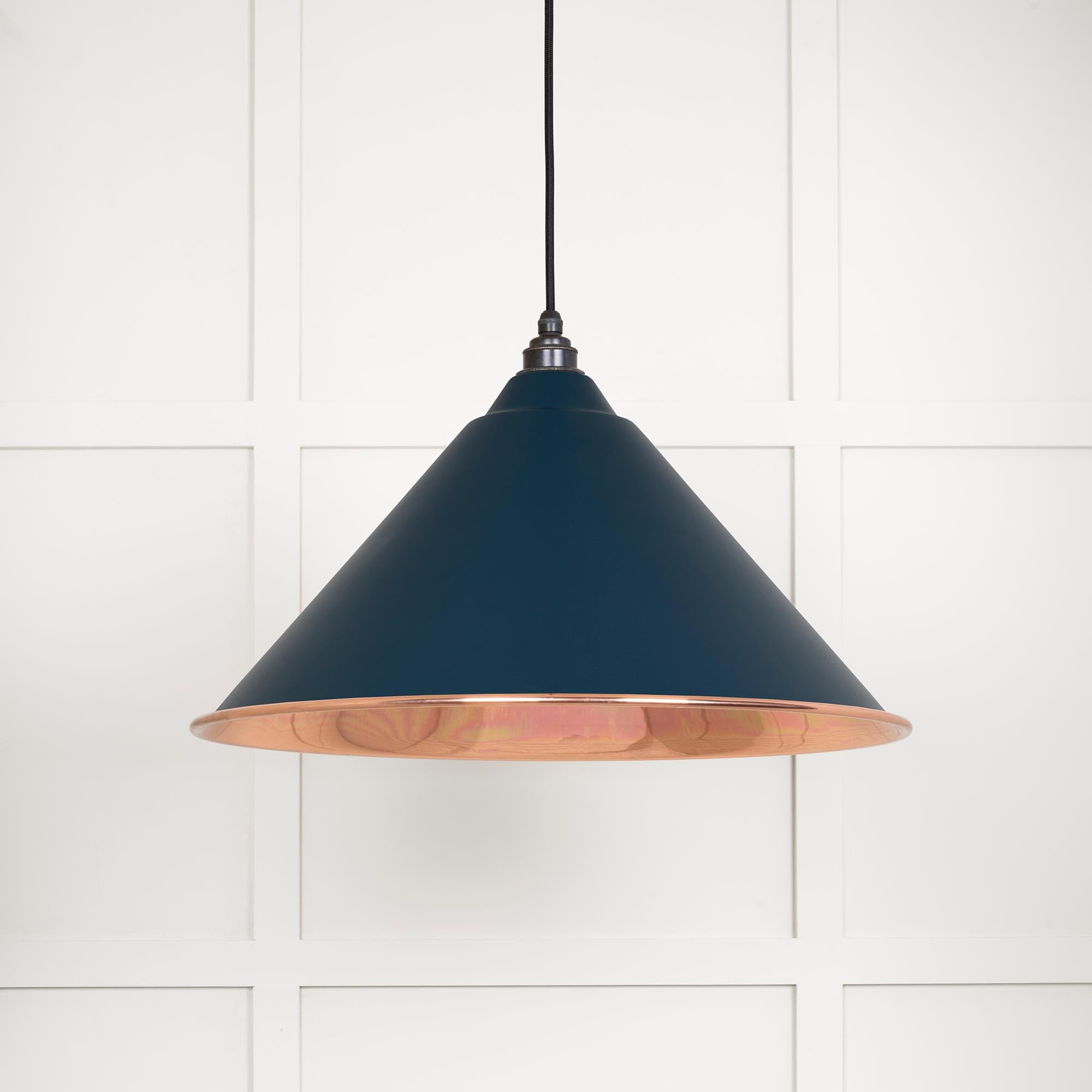 Smooth Copper Hockley Pendant in Dusk | From The Anvil - Hockley - From The Anvil - Yester Home