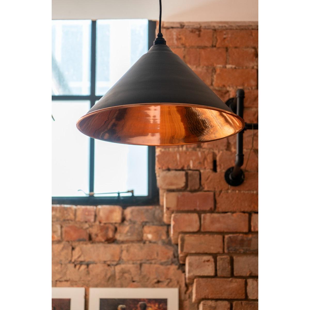 Smooth Copper Hockley Pendant in Dusk | From The Anvil-Hockley-Yester Home