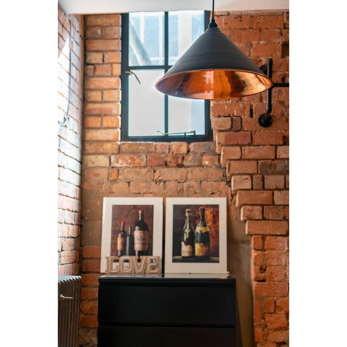 Smooth Copper Hockley Pendant in Dusk | From The Anvil-Hockley-Yester Home