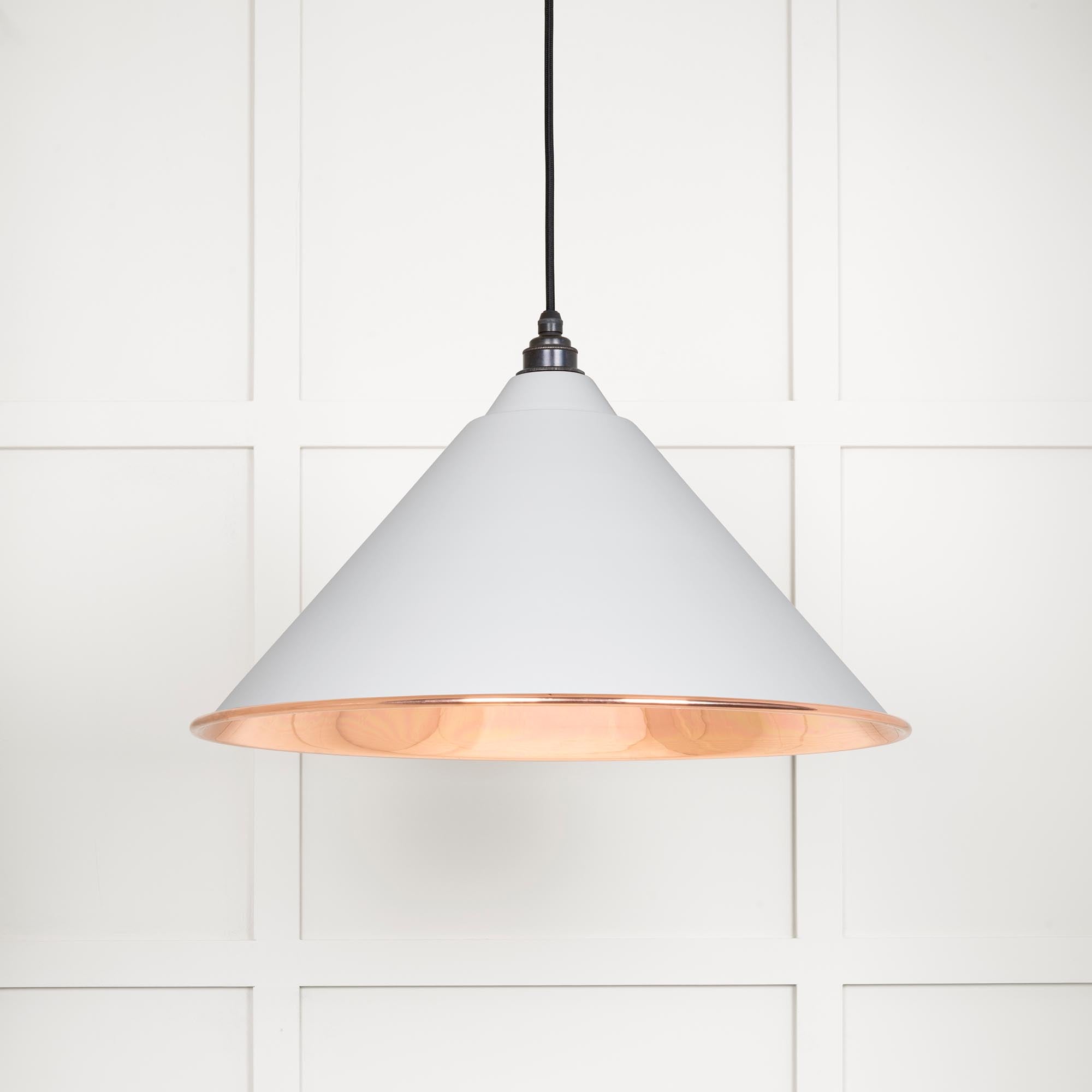 Smooth Copper Hockley Pendant in Flock | From The Anvil - Hockley - From The Anvil - Yester Home
