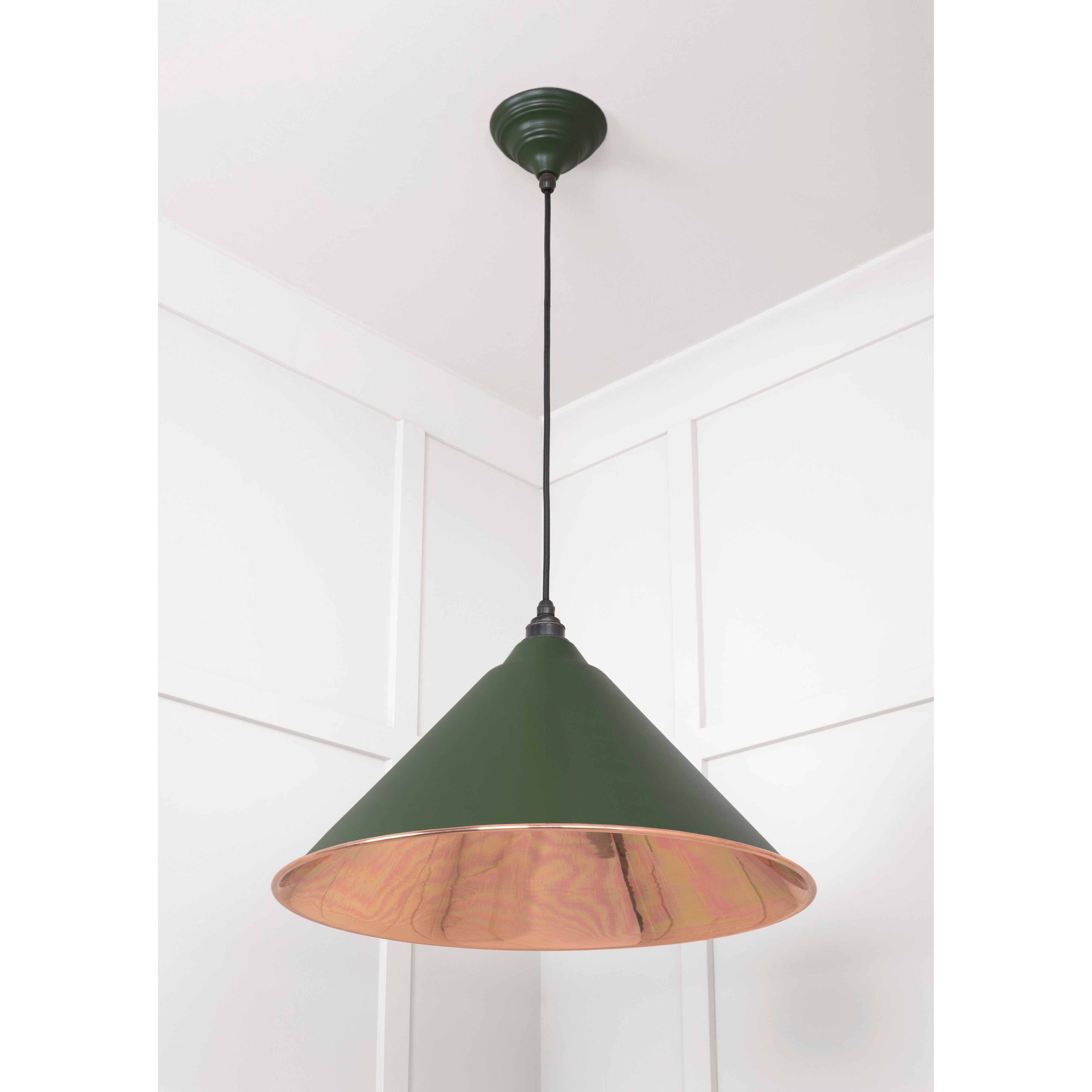 Smooth Copper Hockley Pendant in Heath | From The Anvil-Hockley-Yester Home