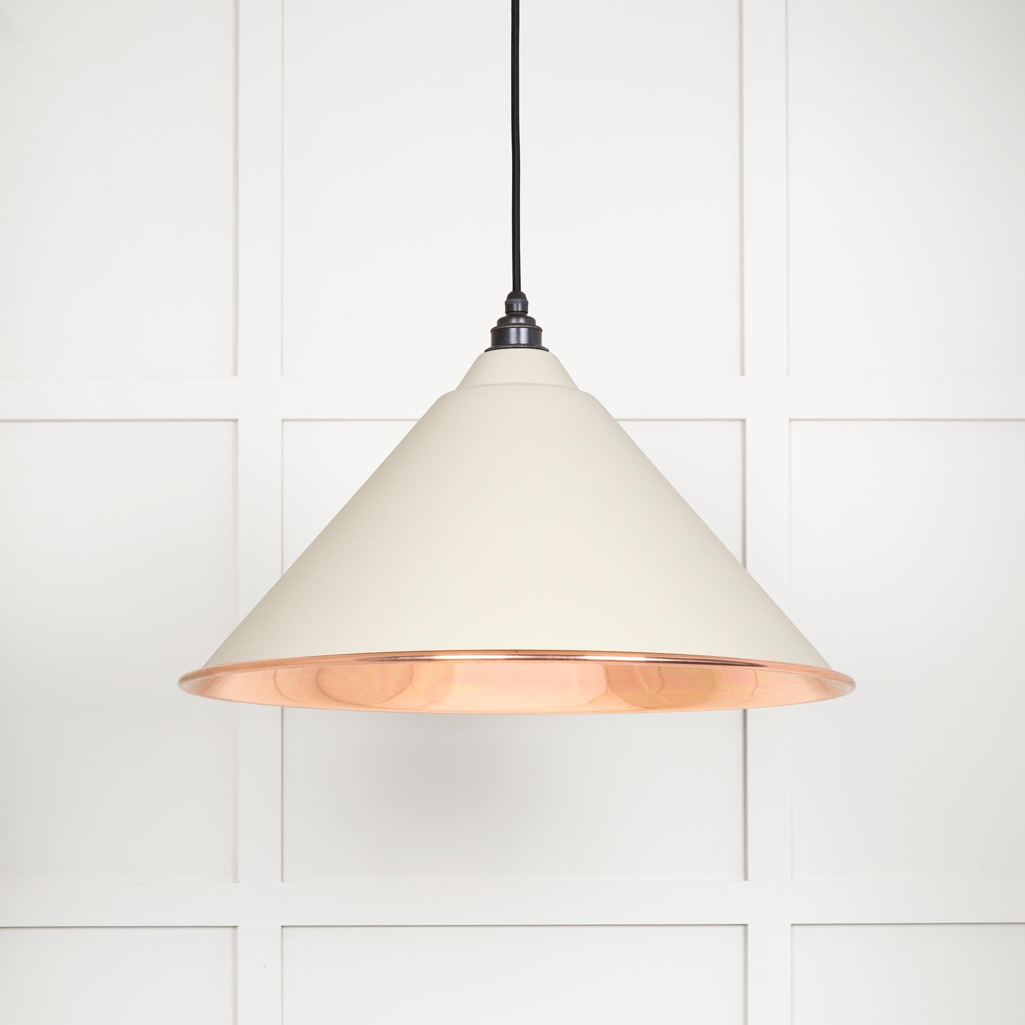 Smooth Copper Hockley Pendant in Teasel | From The Anvil - Hockley - From The Anvil - Yester Home