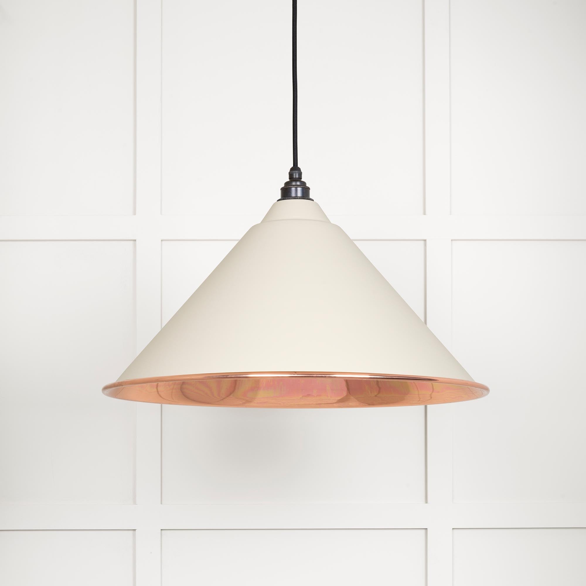 Smooth Copper Hockley Pendant in Teasel | From The Anvil - Hockley - From The Anvil - Yester Home