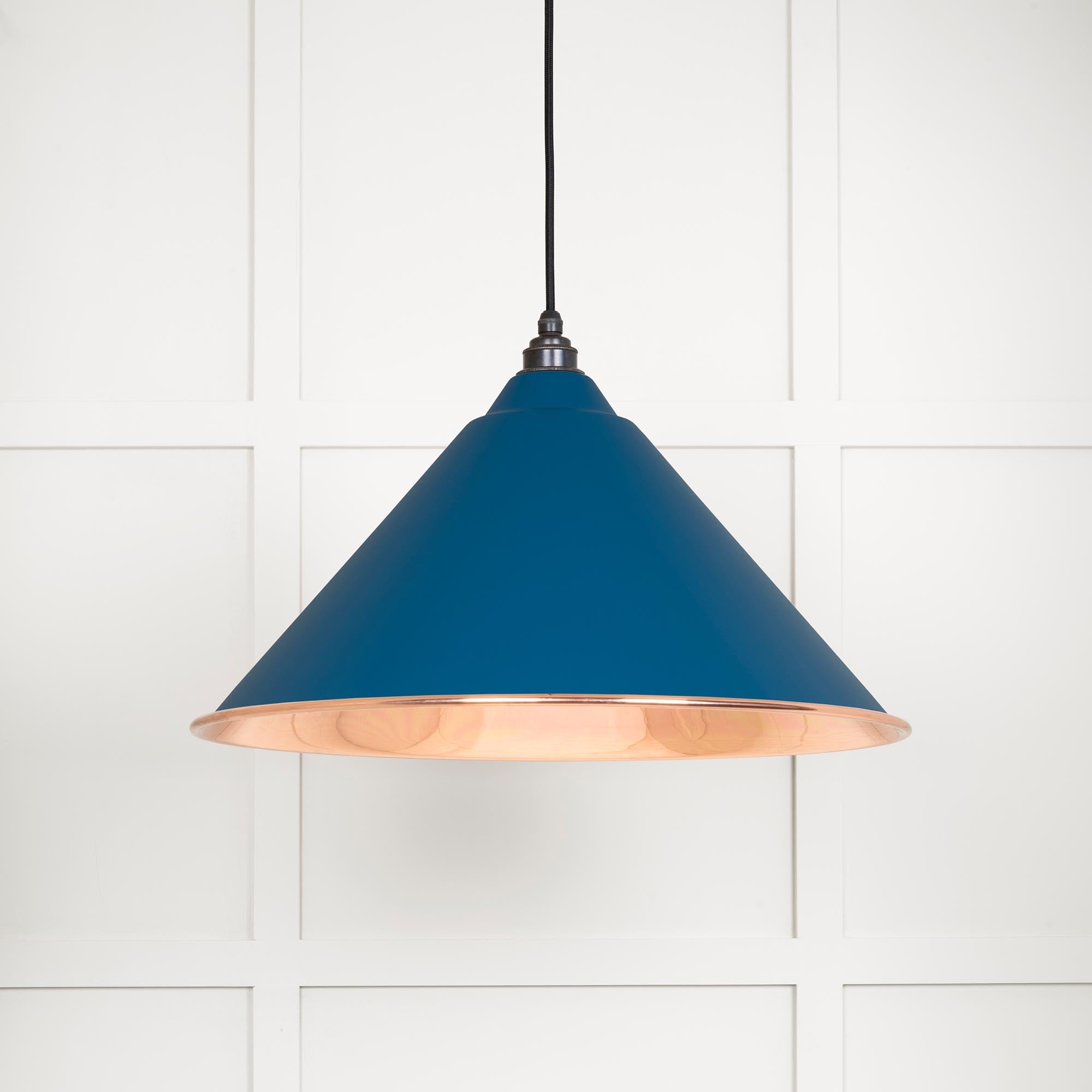 Smooth Copper Hockley Pendant in Upstream | From The Anvil - Hockley - From The Anvil - Yester Home