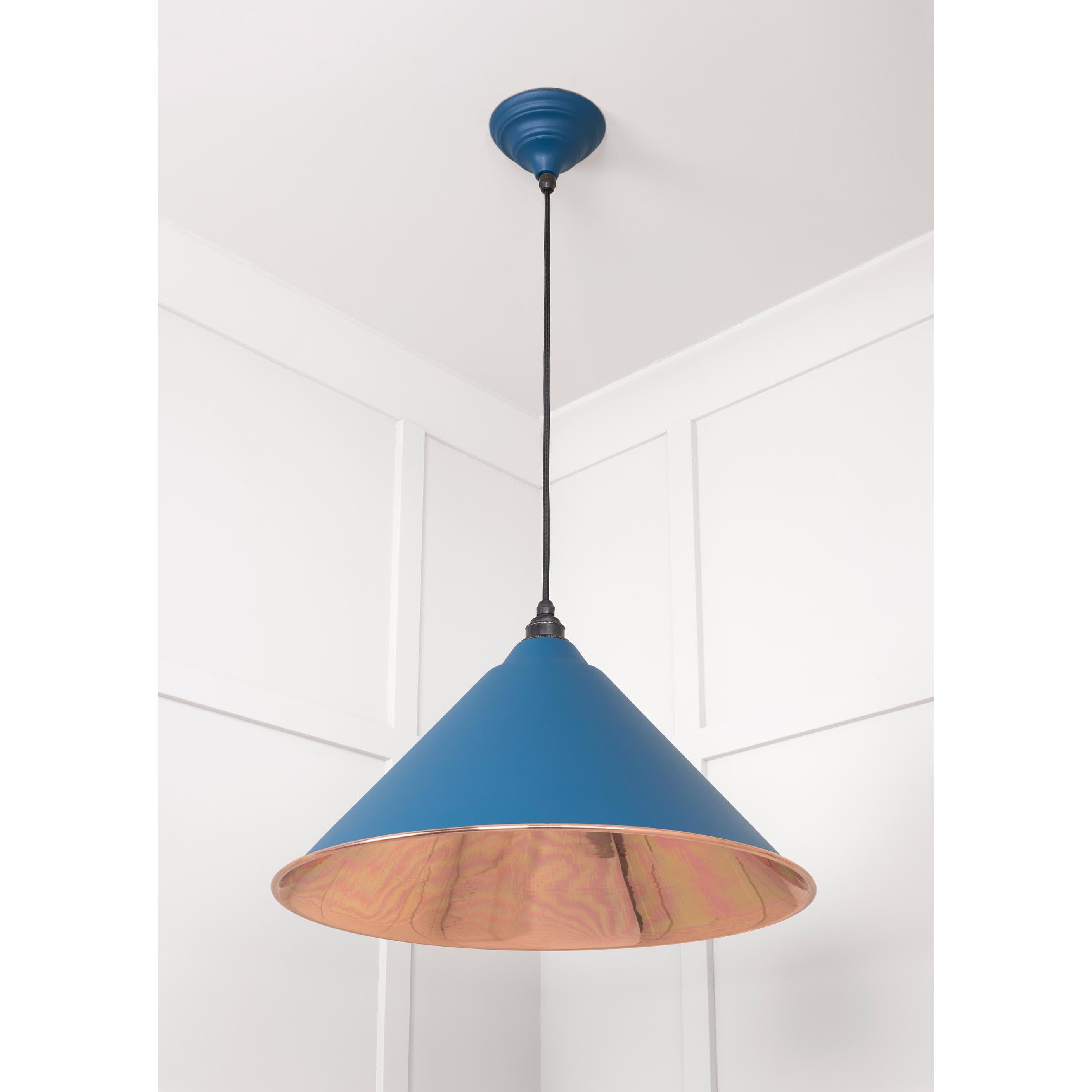 Smooth Copper Hockley Pendant in Upstream | From The Anvil - Hockley - From The Anvil - Yester Home