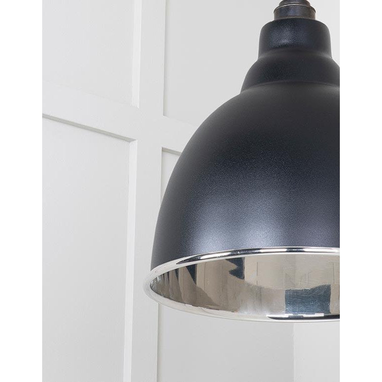 Smooth Nickel Brindley Cluster Pendant in Elan Black | From The Anvil-Cluster Pendants-Yester Home