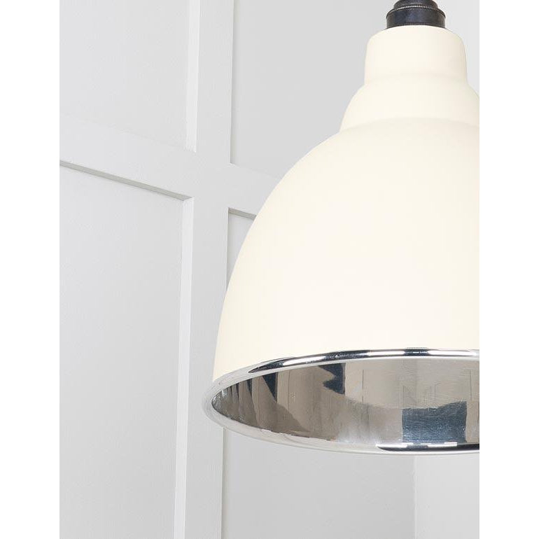 Smooth Nickel Brindley Cluster Pendant in Teasel | From The Anvil-Cluster Pendants-Yester Home