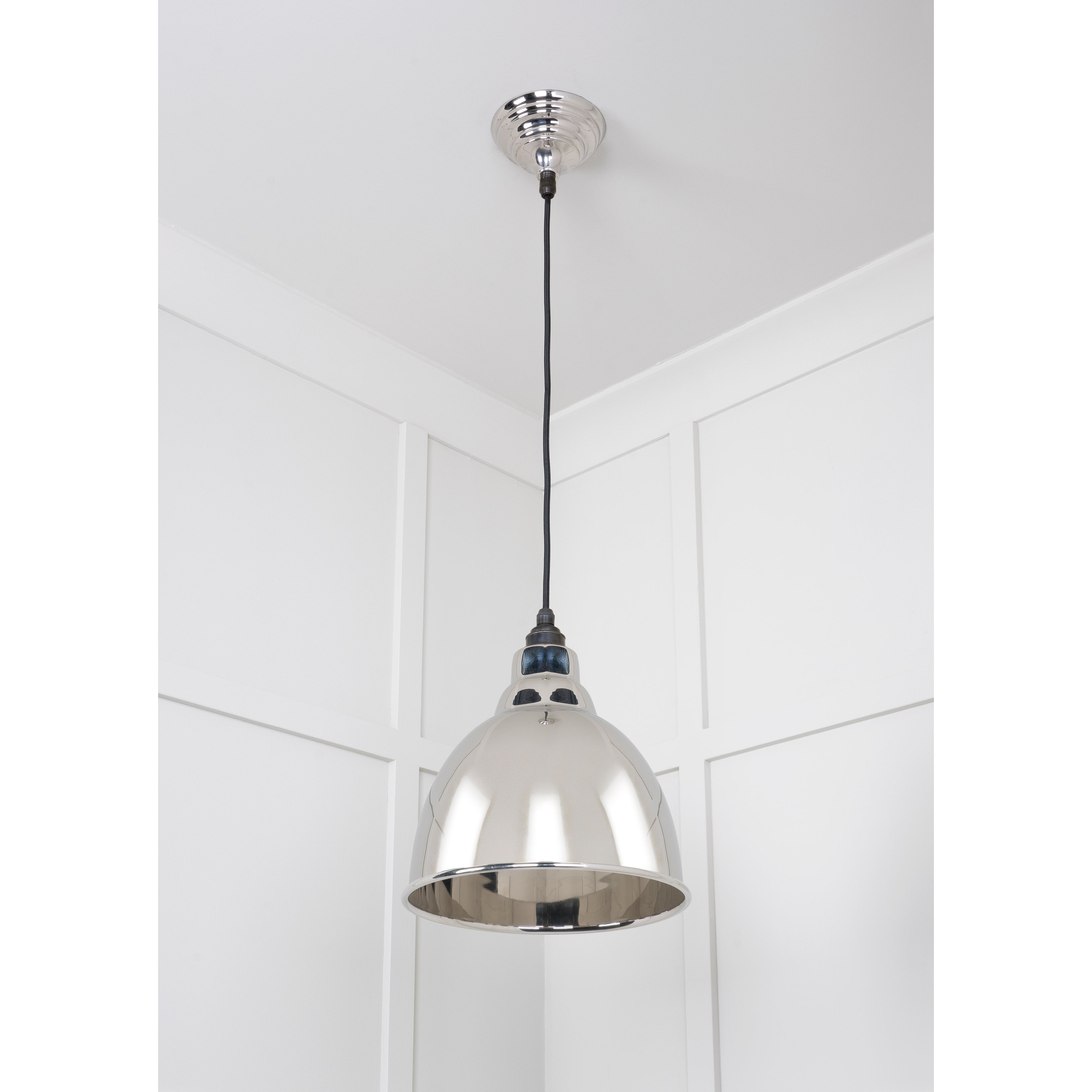 Smooth Nickel Brindley Pendant | From The Anvil-Brindley-Yester Home