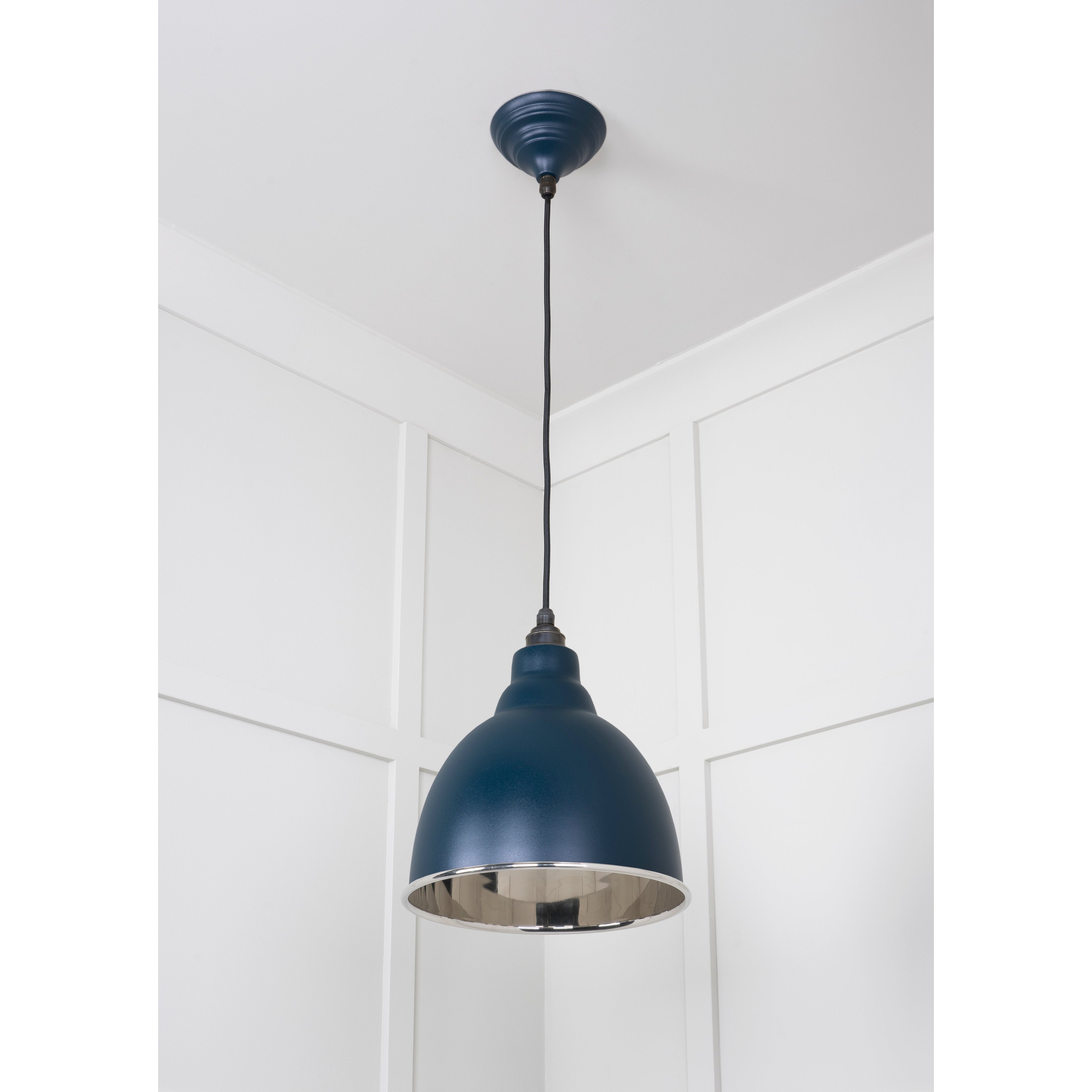 Smooth Nickel Brindley Pendant in Dusk | From The Anvil-Brindley-Yester Home
