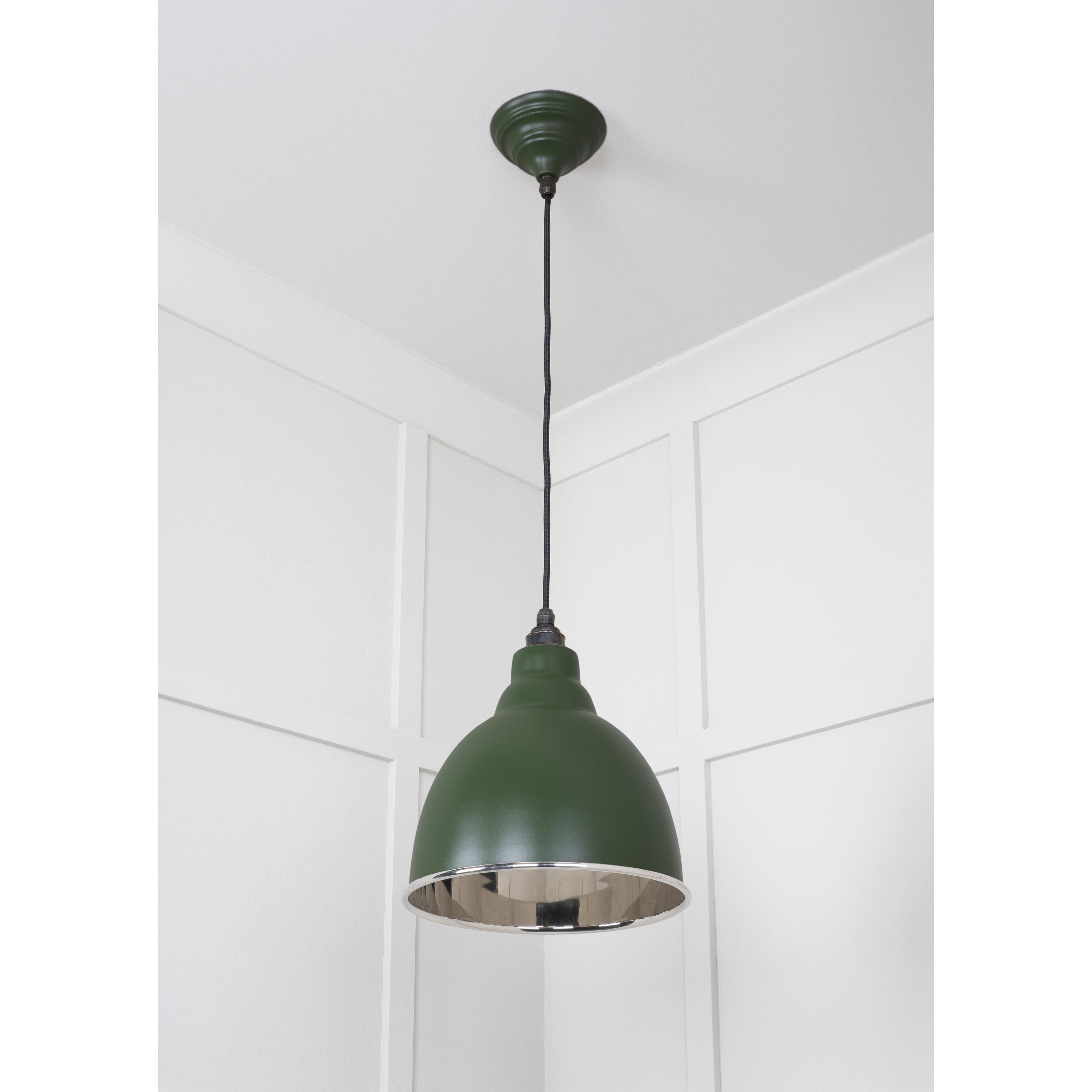 Smooth Nickel Brindley Pendant in Heath | From The Anvil-Brindley-Yester Home