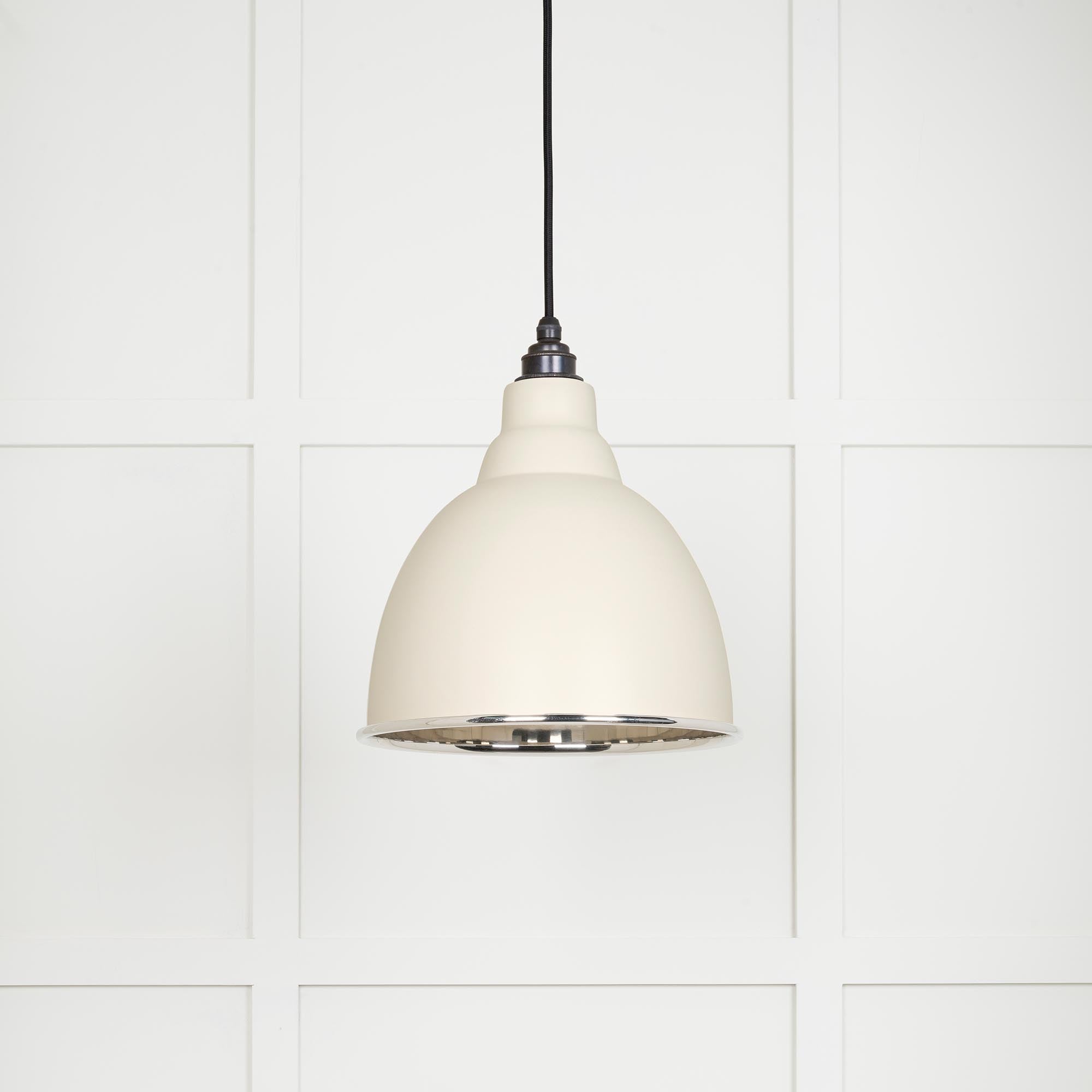 Smooth Nickel Brindley Pendant in Teasel | From The Anvil - Brindley - From The Anvil - Yester Home