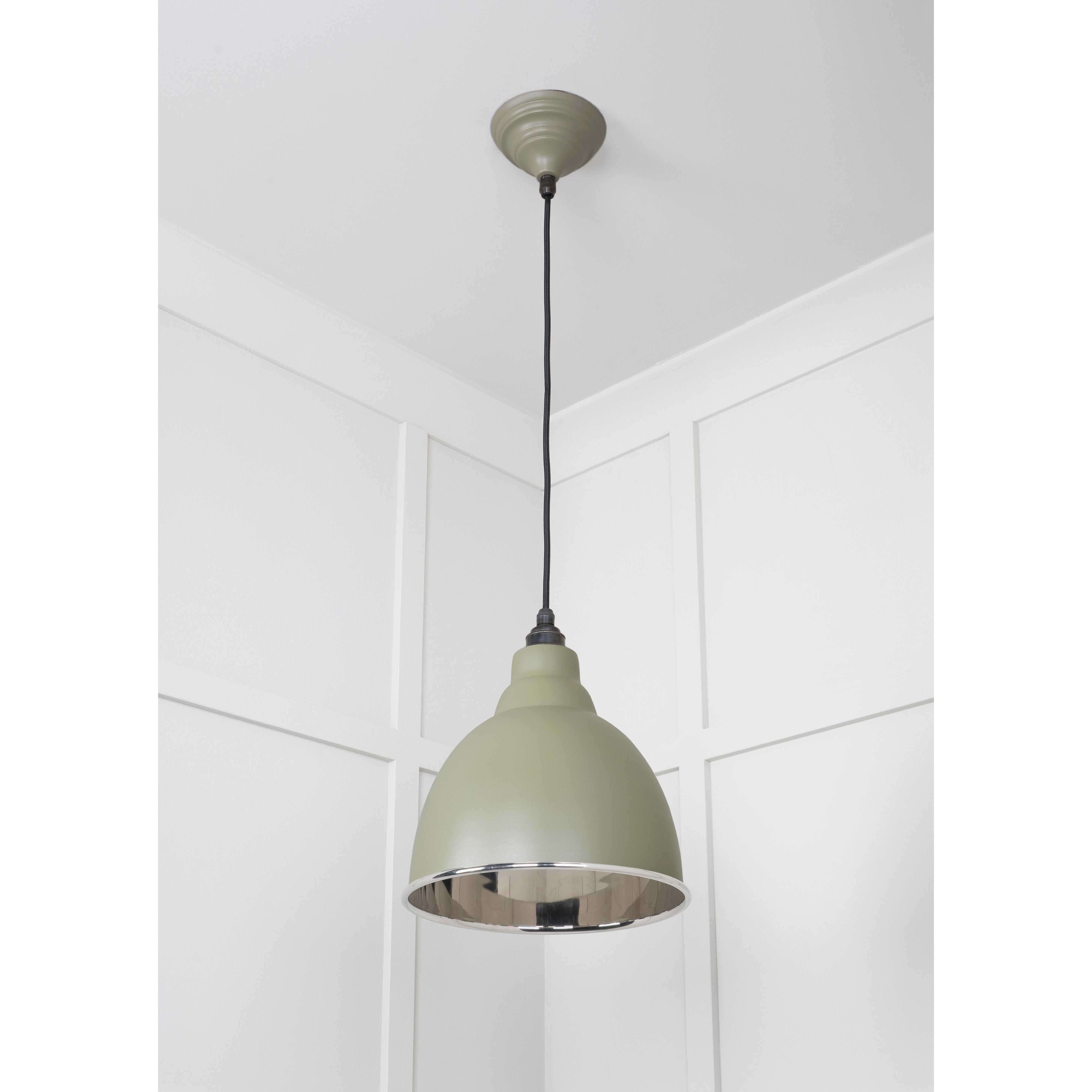 Smooth Nickel Brindley Pendant in Tump | From The Anvil-Brindley-Yester Home