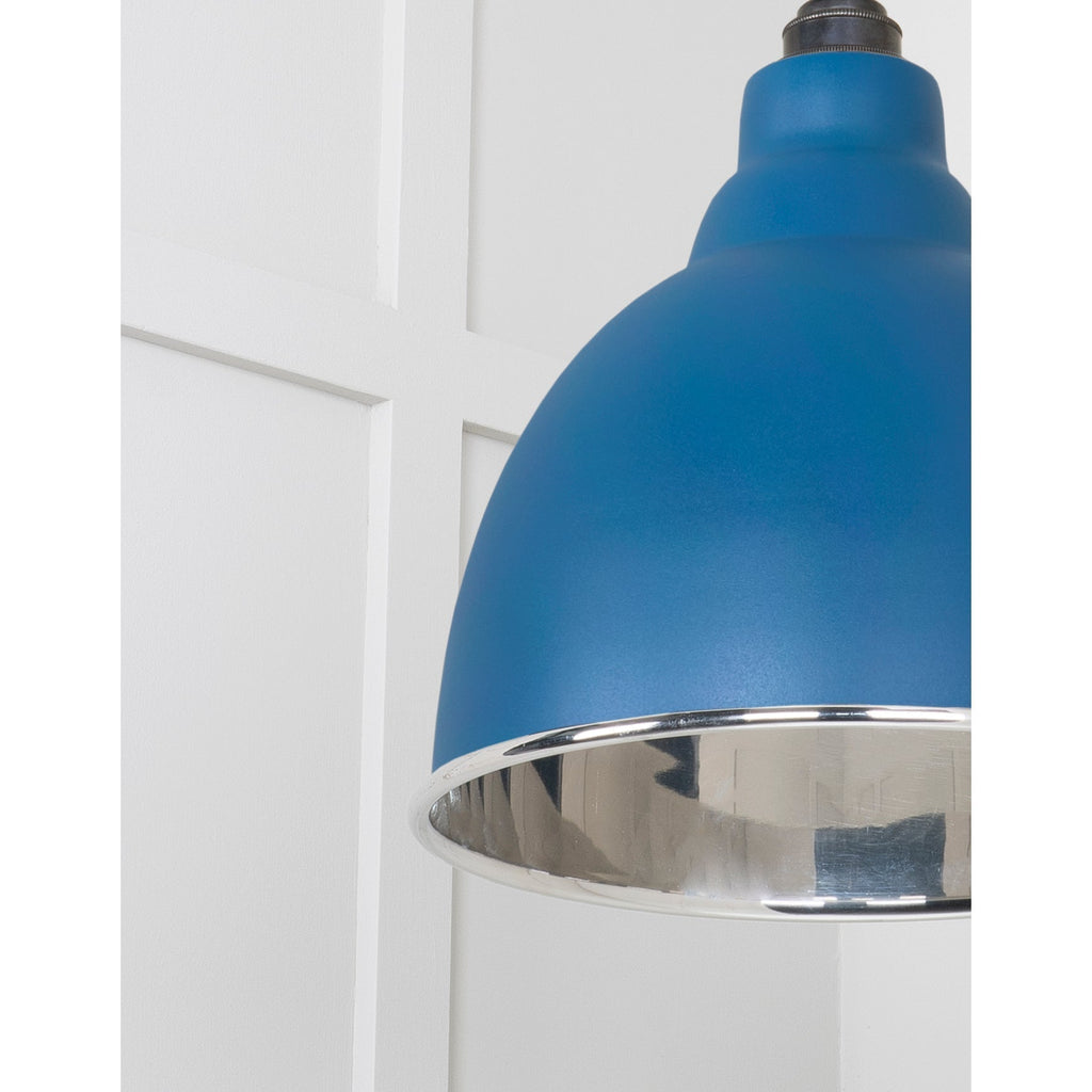 Smooth Nickel Brindley Pendant in Upstream | From The Anvil-Brindley-Yester Home
