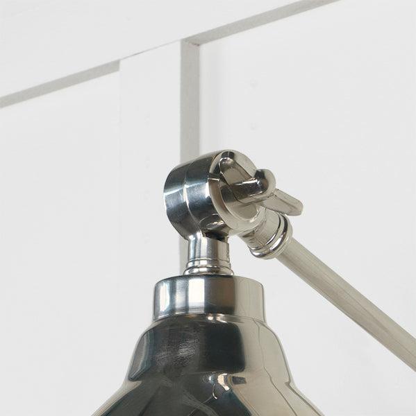 Smooth Nickel Brindley Wall Light | From The Anvil-Wall Lights-Yester Home