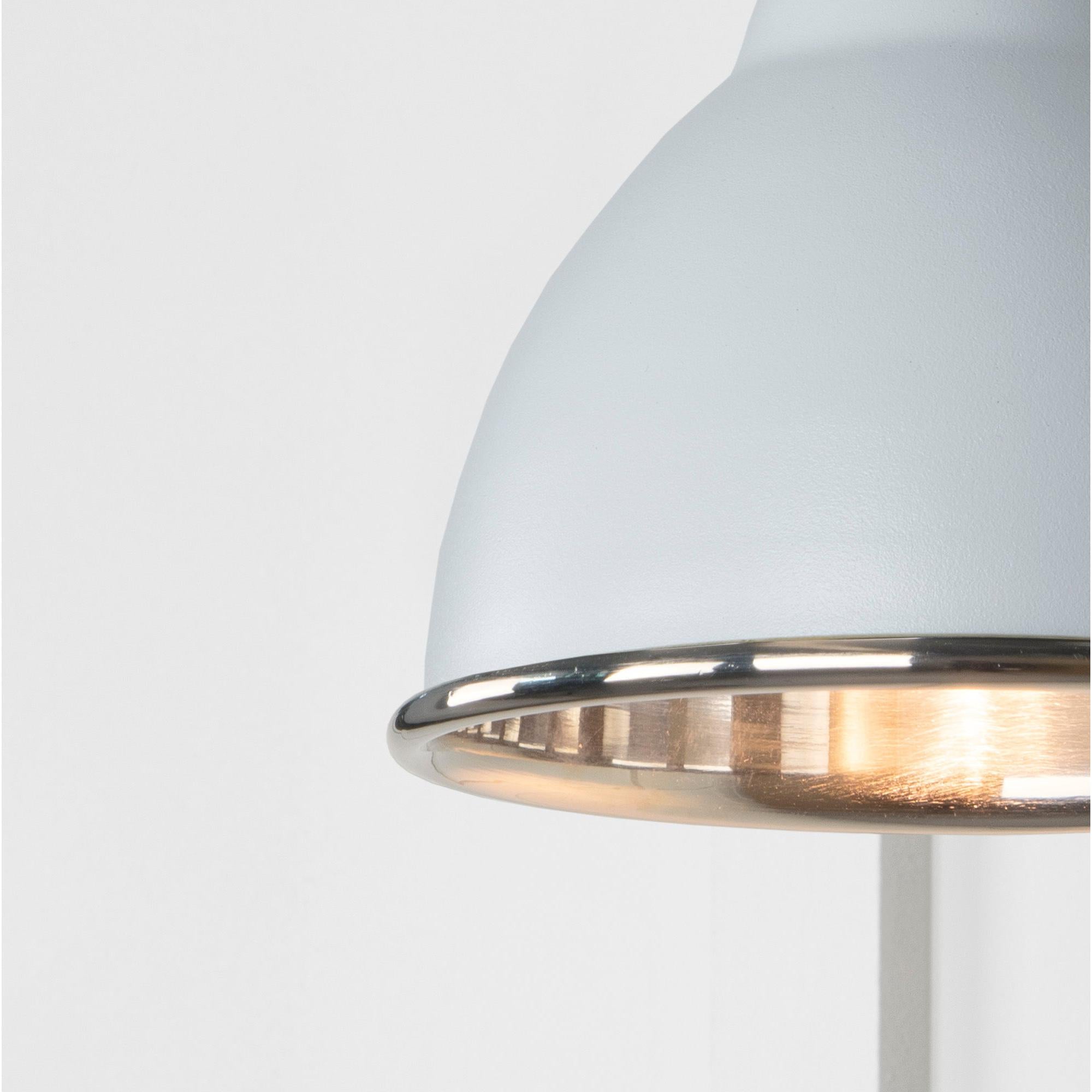 Smooth Nickel Brindley Wall Light in Birch | From The Anvil - Wall Lights - From The Anvil - Yester Home