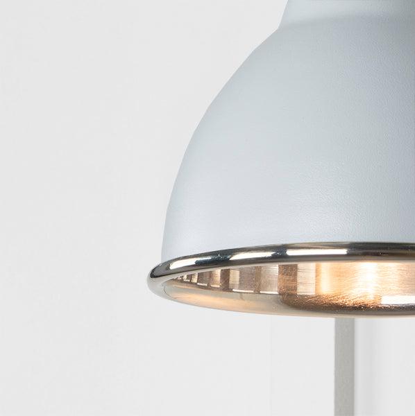 Smooth Nickel Brindley Wall Light in Birch | From The Anvil-Wall Lights-Yester Home