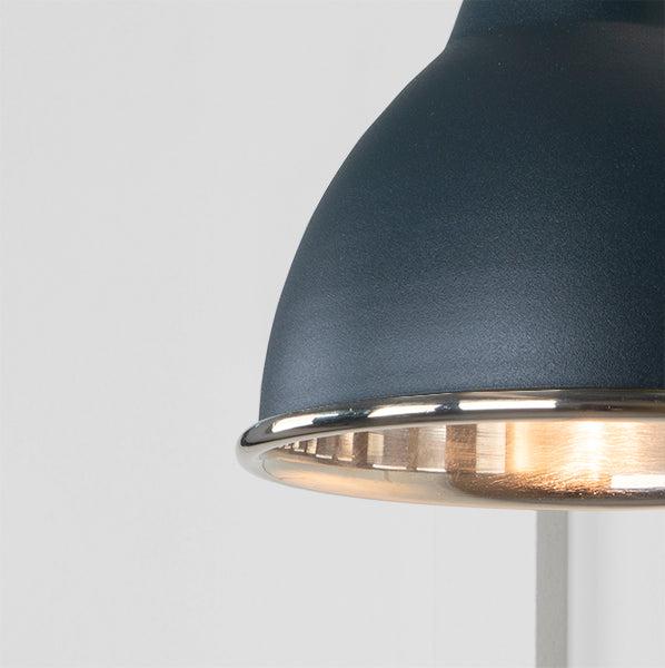 Smooth Nickel Brindley Wall Light in Soot | From The Anvil-Wall Lights-Yester Home