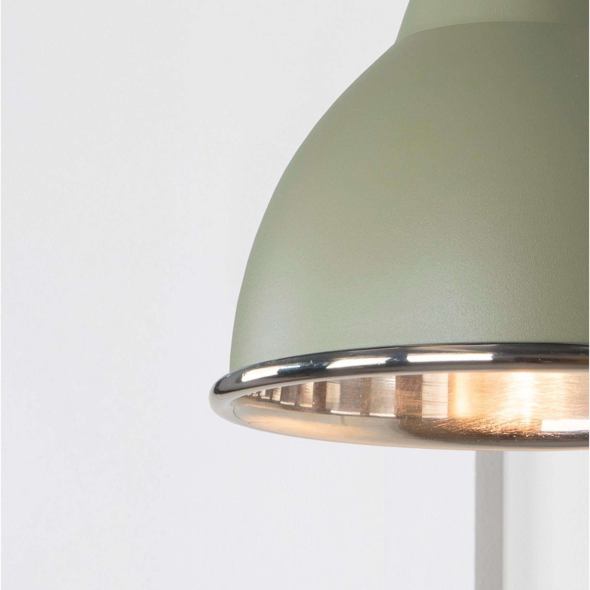 Smooth Nickel Brindley Wall Light in Tump | From The Anvil - Wall Lights - From The Anvil - Yester Home
