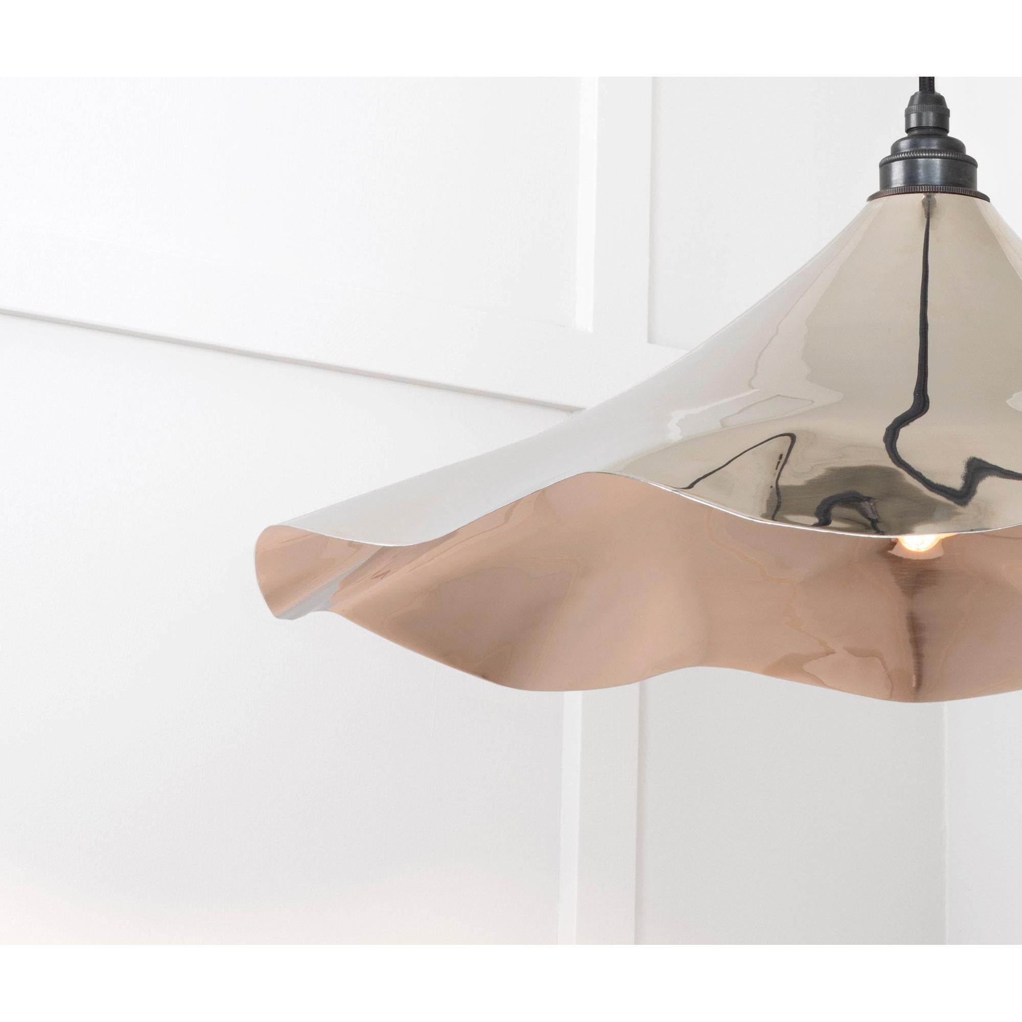 Smooth Nickel Flora Pendant | From The Anvil - Ceiling Lights - From The Anvil - Yester Home