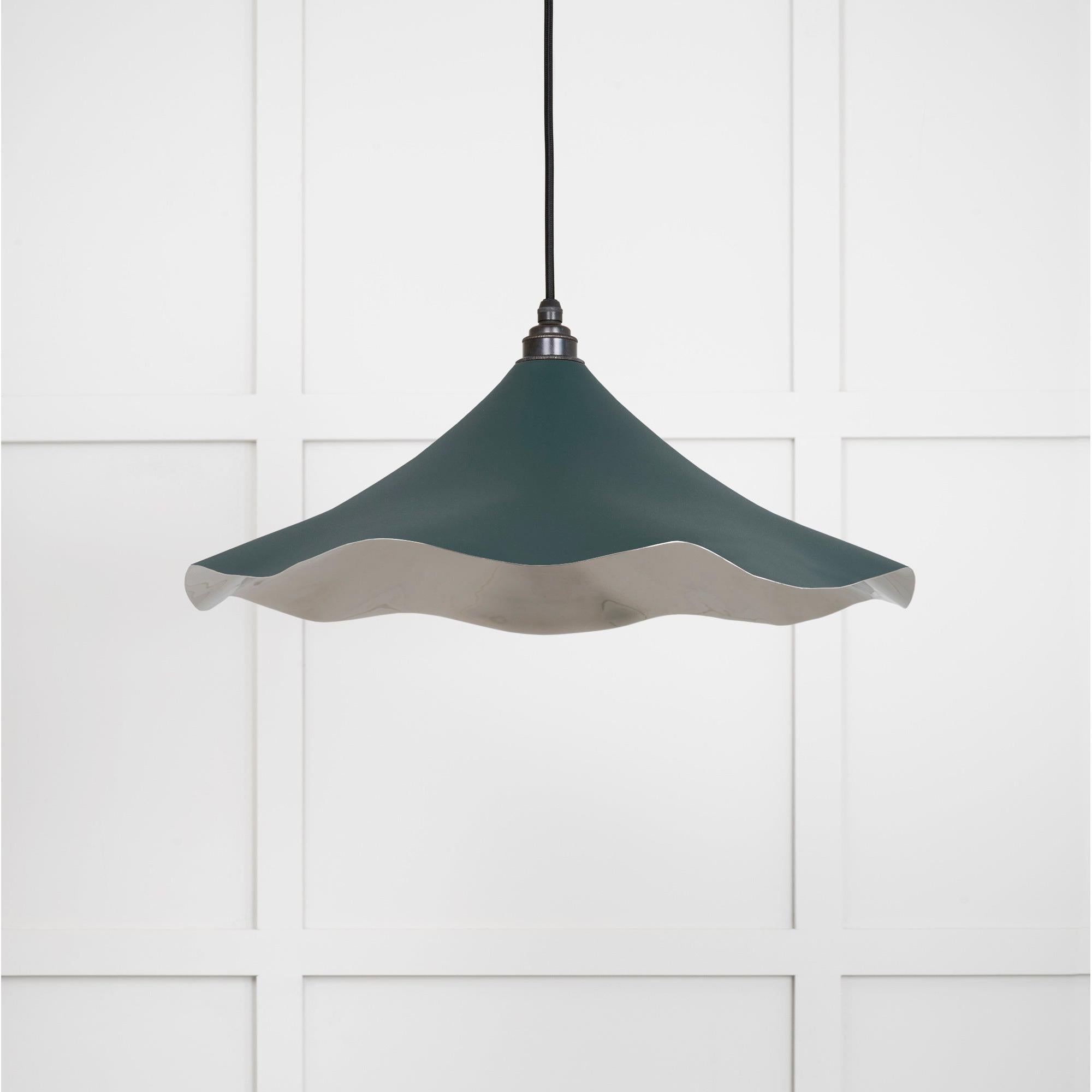 Smooth Nickel Flora Pendant in Dingle | From The Anvil - Ceiling Lights - From The Anvil - Yester Home
