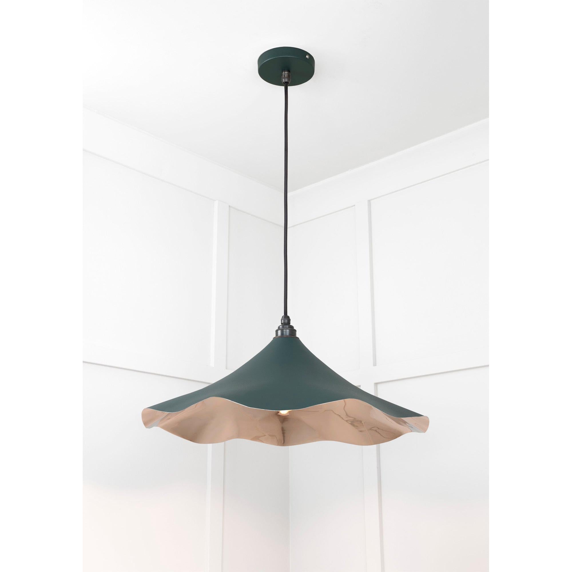 Smooth Nickel Flora Pendant in Dingle | From The Anvil - Ceiling Lights - From The Anvil - Yester Home