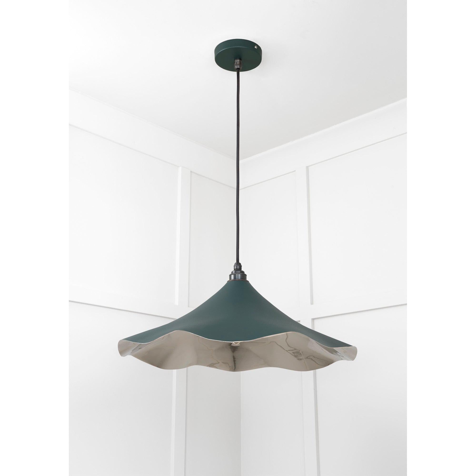 Smooth Nickel Flora Pendant in Dingle | From The Anvil - Ceiling Lights - From The Anvil - Yester Home