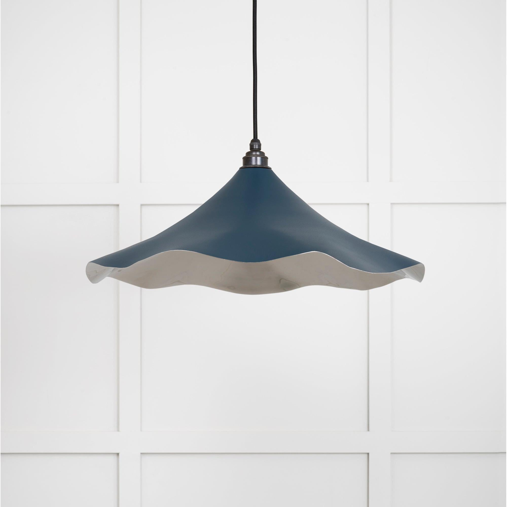 Smooth Nickel Flora Pendant in Dusk | From The Anvil - Ceiling Lights - From The Anvil - Yester Home