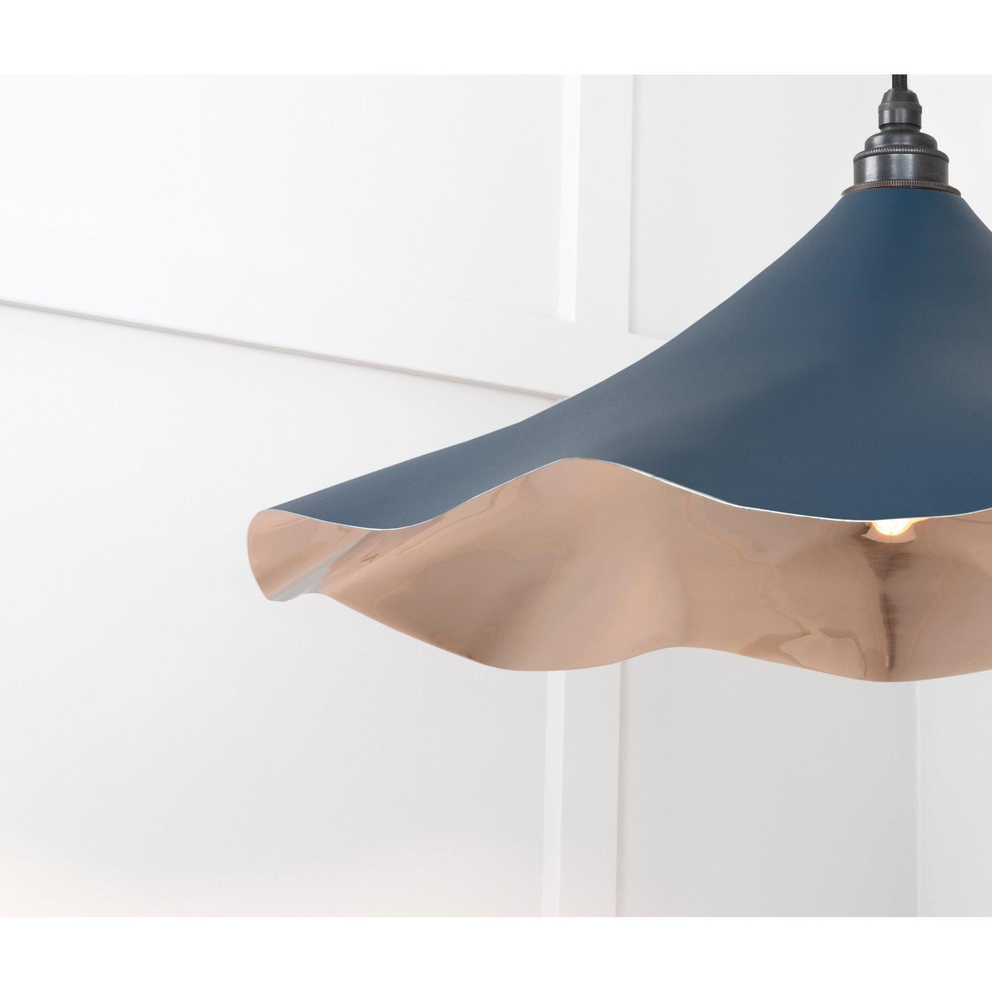 Smooth Nickel Flora Pendant in Dusk | From The Anvil - Ceiling Lights - From The Anvil - Yester Home